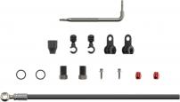 Sram  Disc Brake Hydraulic Hose Kit - Silver Banjo -2000mmBlk (inc. banjo, fittings) - XX,Juicy5/7/,Guide R/RS/RSC/Ult (B1),Guide T(A1),G2 RSC/ ULT,Level 4Piston ULT/SLV(C1), MAVEN ULT/SLV (A1)
