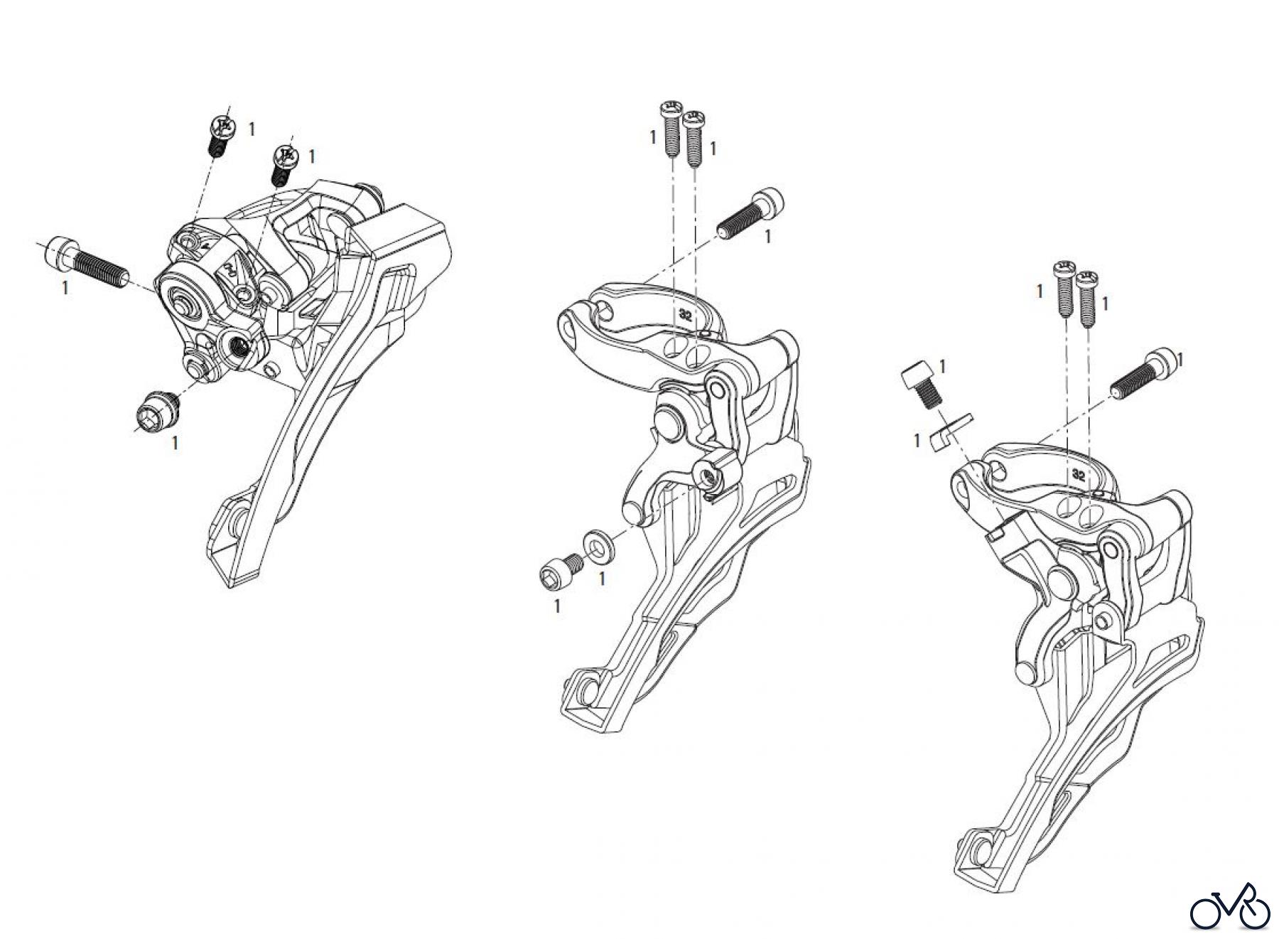 Sram Sram SRAM X.9 - FRONT DERAILLEUR 3x9 (2007-2010)