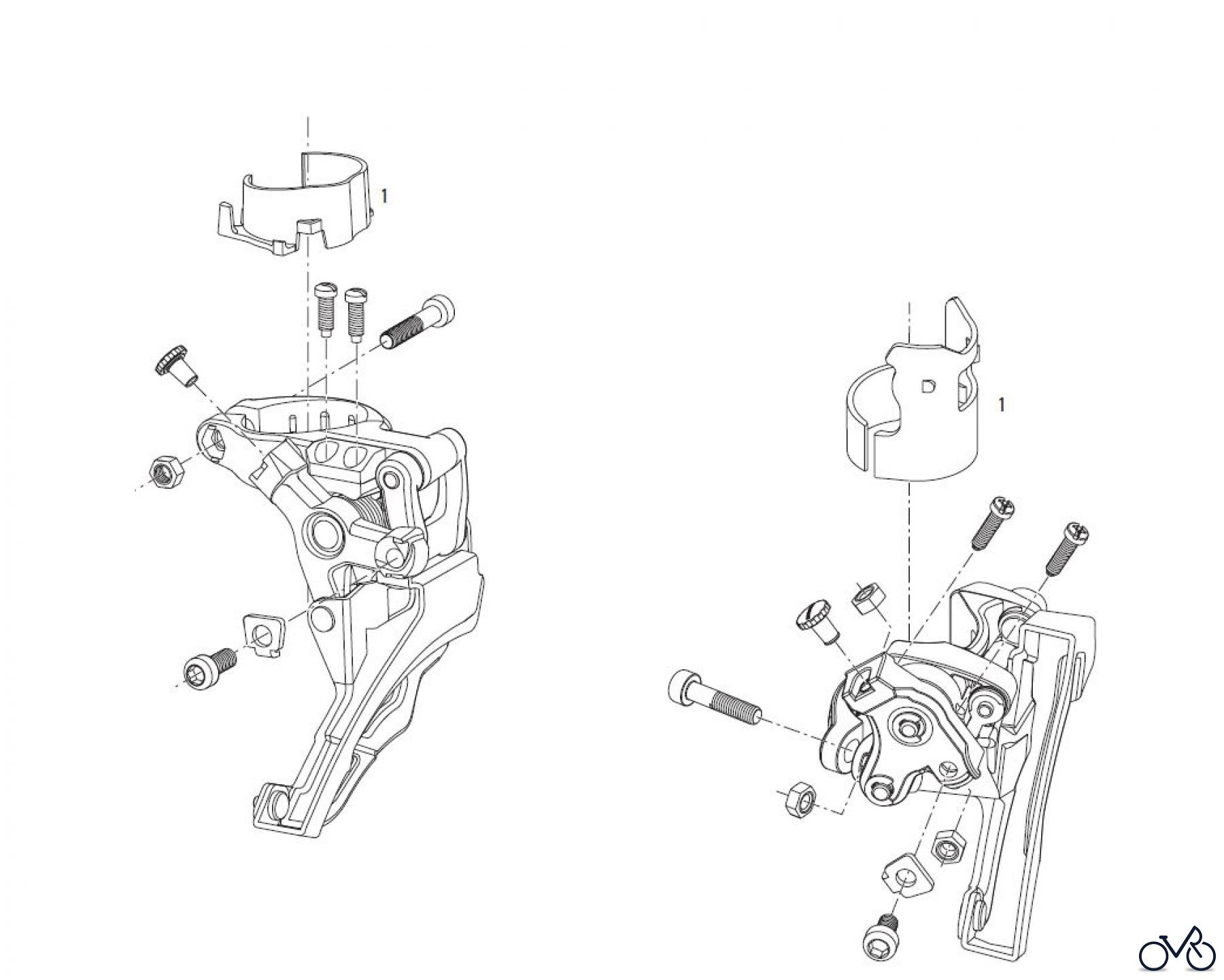 Sram Sram SRAM X.5 / SRAM X.7 / X-GEN - FRONT DERAILLEUR 3x9 (2005-2010)