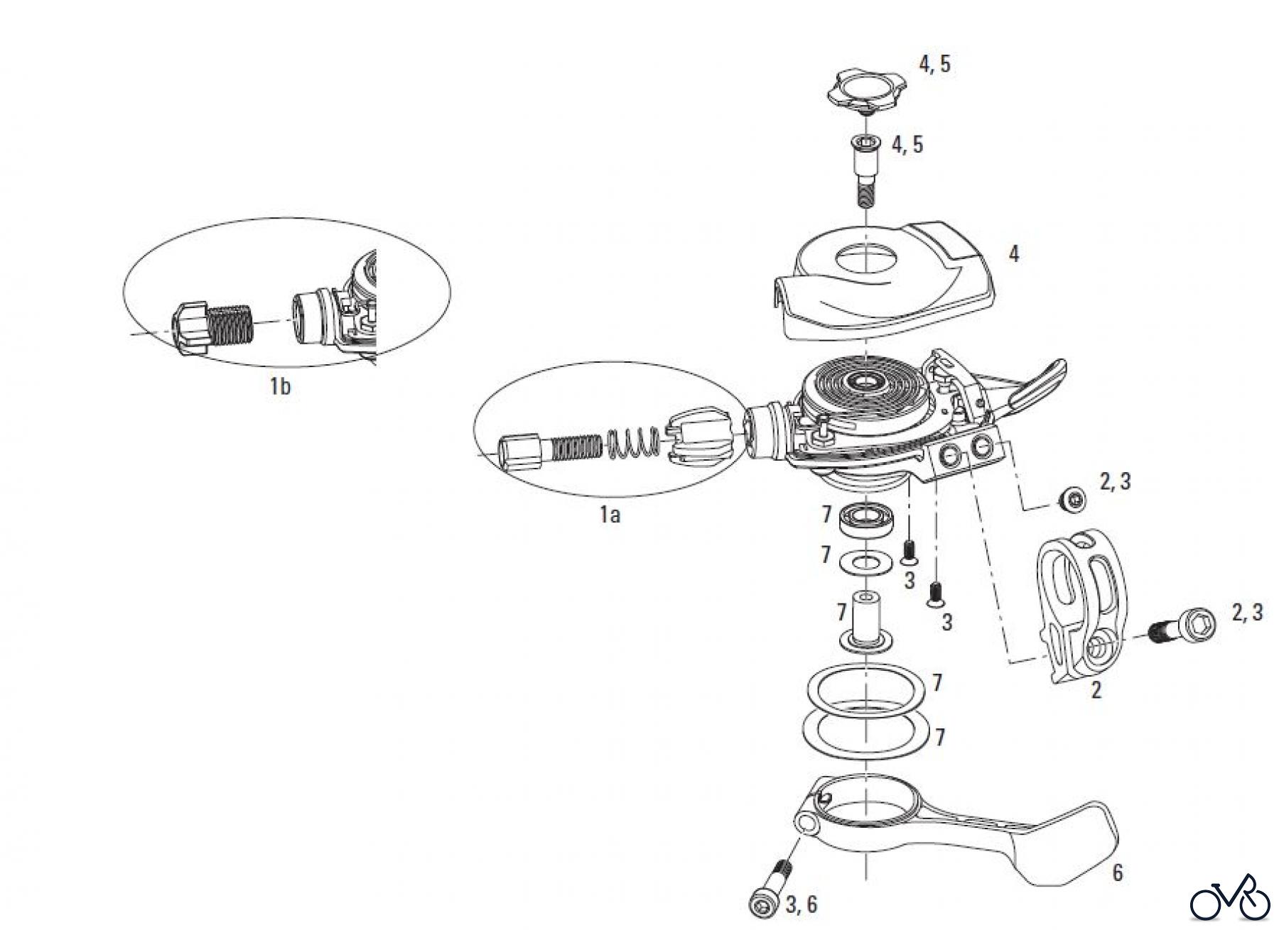 Sram Sram SRAM X.0 - TRIGGER SHIFTER 3x9 (2006-2012)