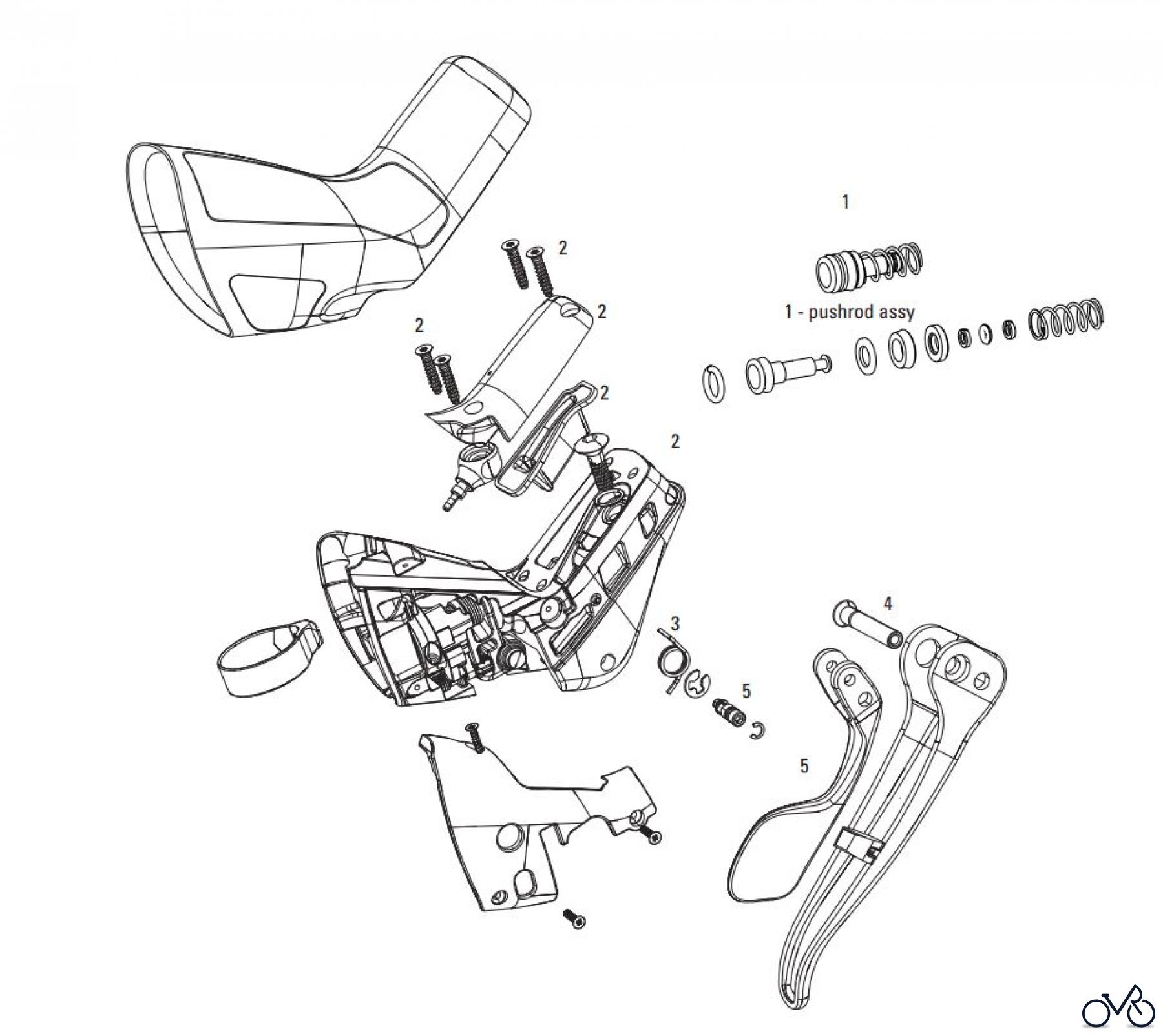 Sram Sram SRAM RED22 / 700 - HRD / HRR - SHIFTERS / LEVERS