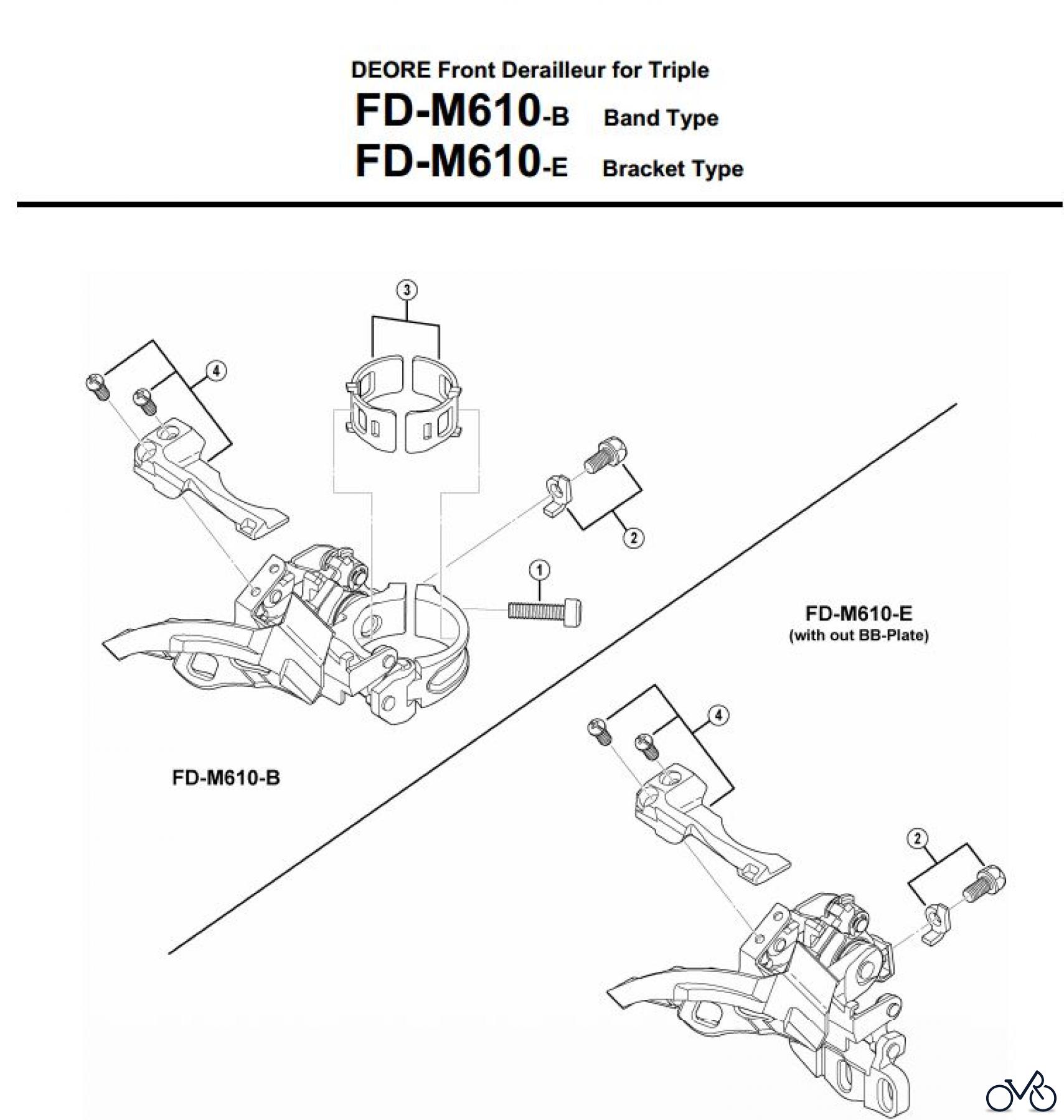 Shimano FD Front Derailleur - Umwerfer FD-M610