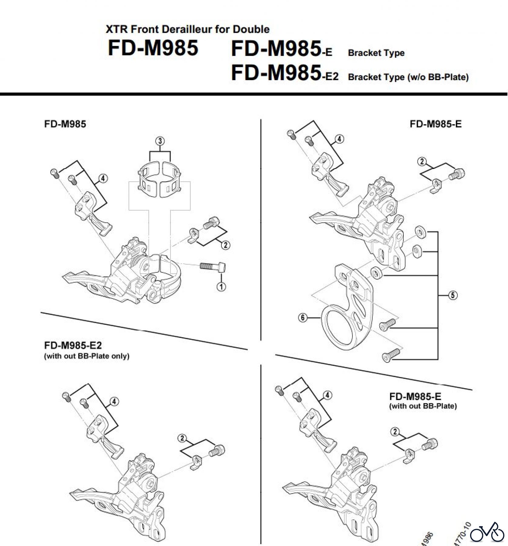 Shimano FD Front Derailleur - Umwerfer FD-M985