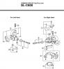 Shimano SL Shift Lever - Schalthebel  SL-C600 SHIMANO NEXAVE Tap-Fire Lever