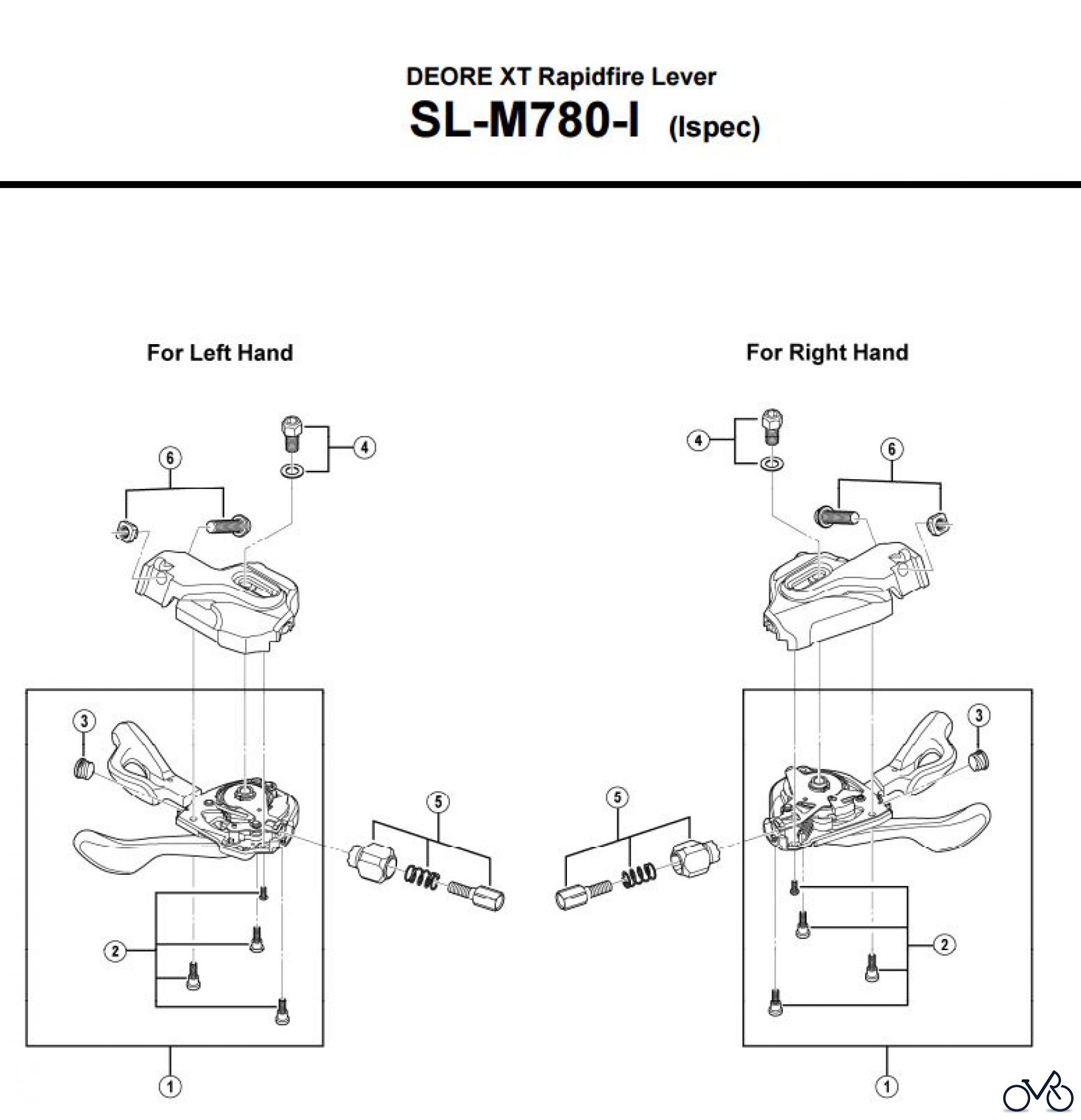 Shimano SL Shift Lever - Schalthebel SL-M780-I-3184