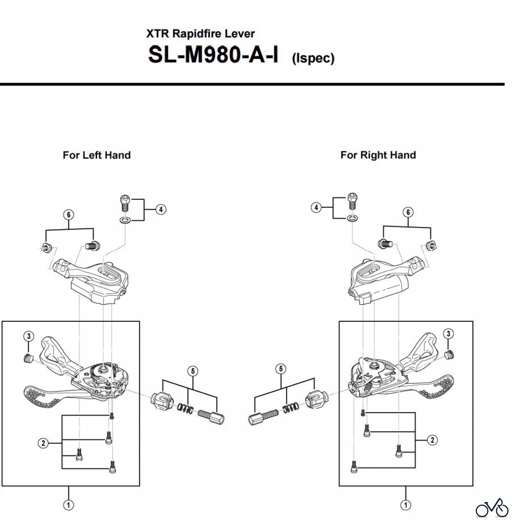 Shimano SL Shift Lever - Schalthebel SL-M980-A-I-3413