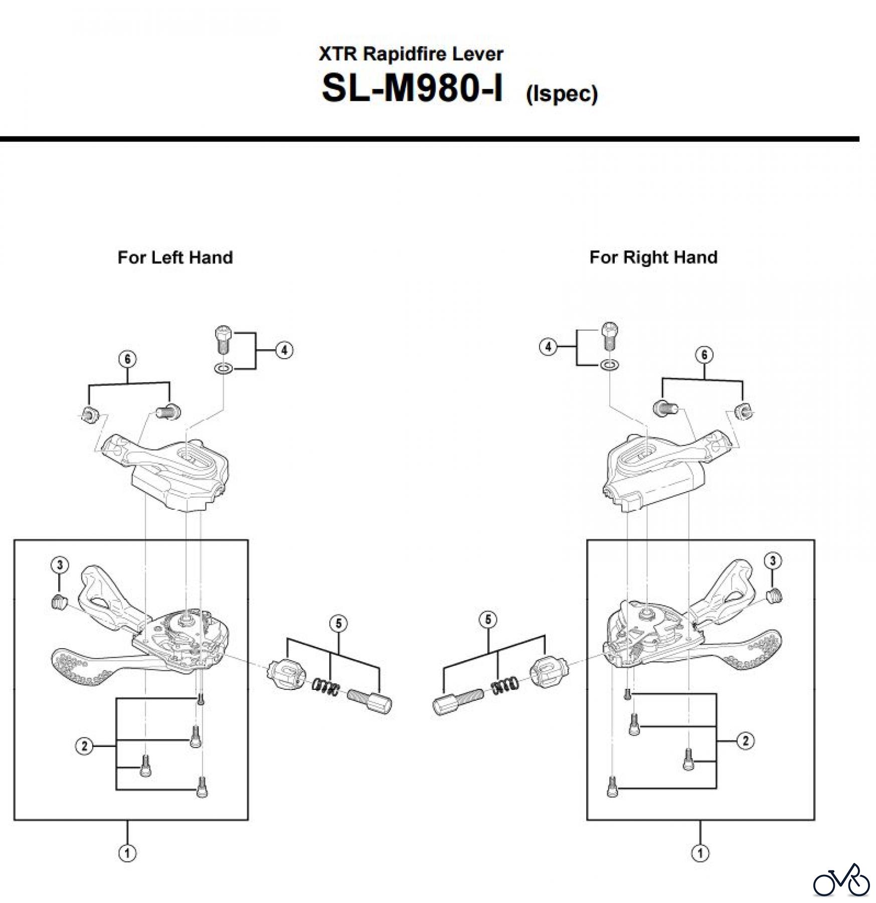 Shimano SL Shift Lever - Schalthebel SL-M980-I-3084