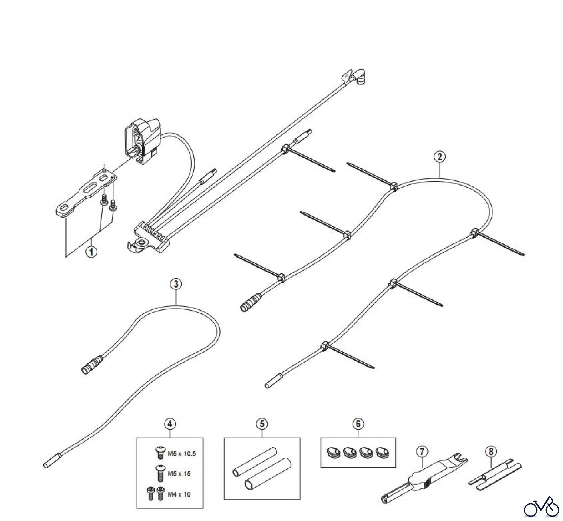 Shimano EW Elektrische Kabel EW-7974 DURA-ACE Electric Cable