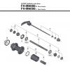 Shimano FH Free Hub - Freilaufnabe  FH-M4050 -3684  ALIVIO  Kassettennabe 