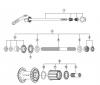 Shimano FH Free Hub - Freilaufnabe  FH-T660 DEORE LX Freehub 8/9-fach