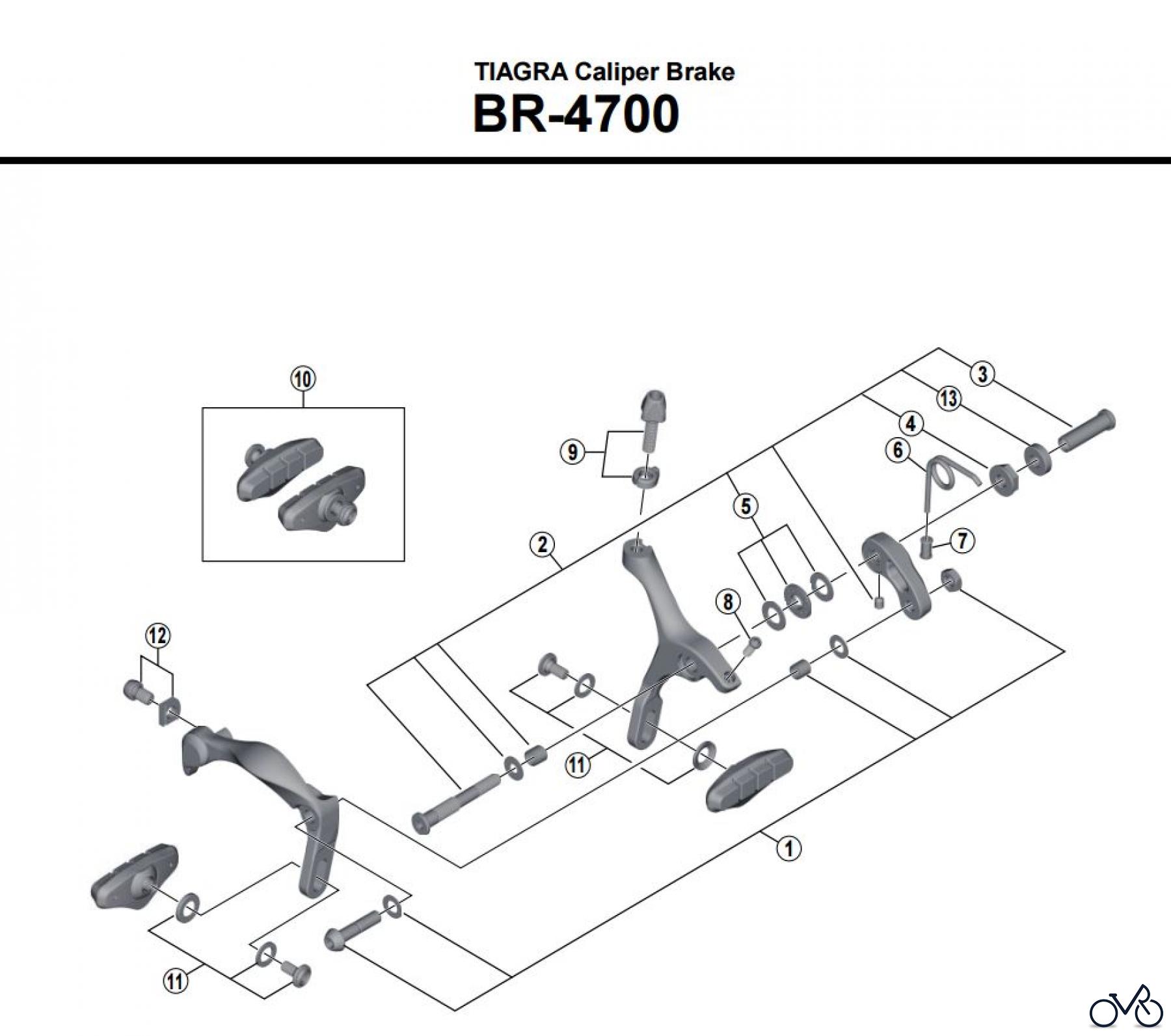 Shimano BR Brake - Bremse BR-4700 -3865A
