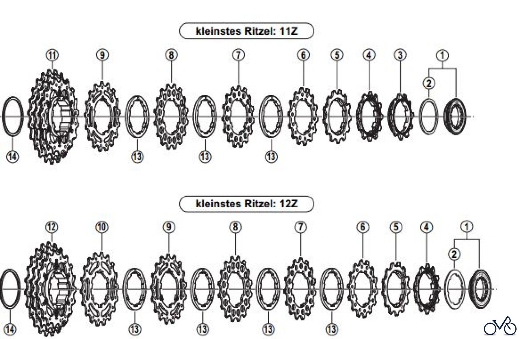 Shimano CS Cassette / Zahnkranz CS-5600 SHIMANO 105 Kassette