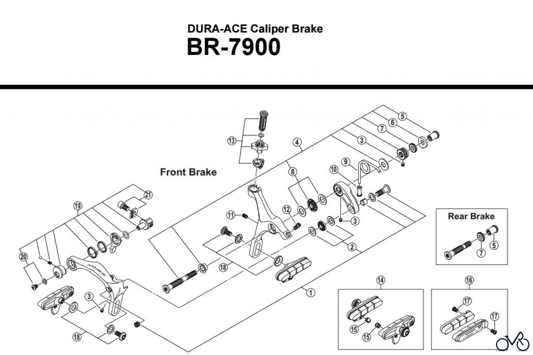 Shimano BR Brake - Bremse BR-7900 -2868A