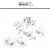 Shimano BR Brake - Bremse  BR-9010-R -3462  DURA-ACE Caliper Brake  For Rear