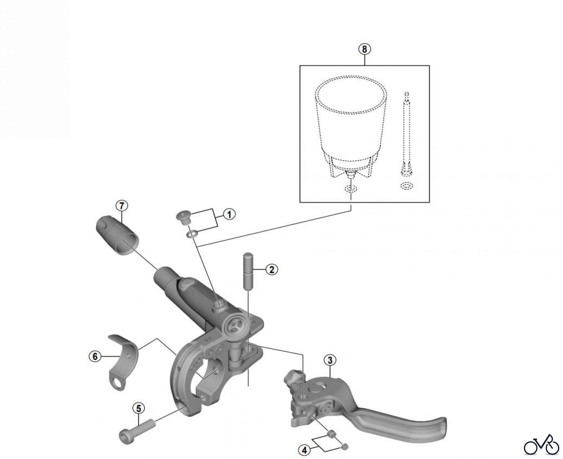 Shimano BL Brake Lever - Bremshebel BL-M7000 (-3979) SLX Brake Lever