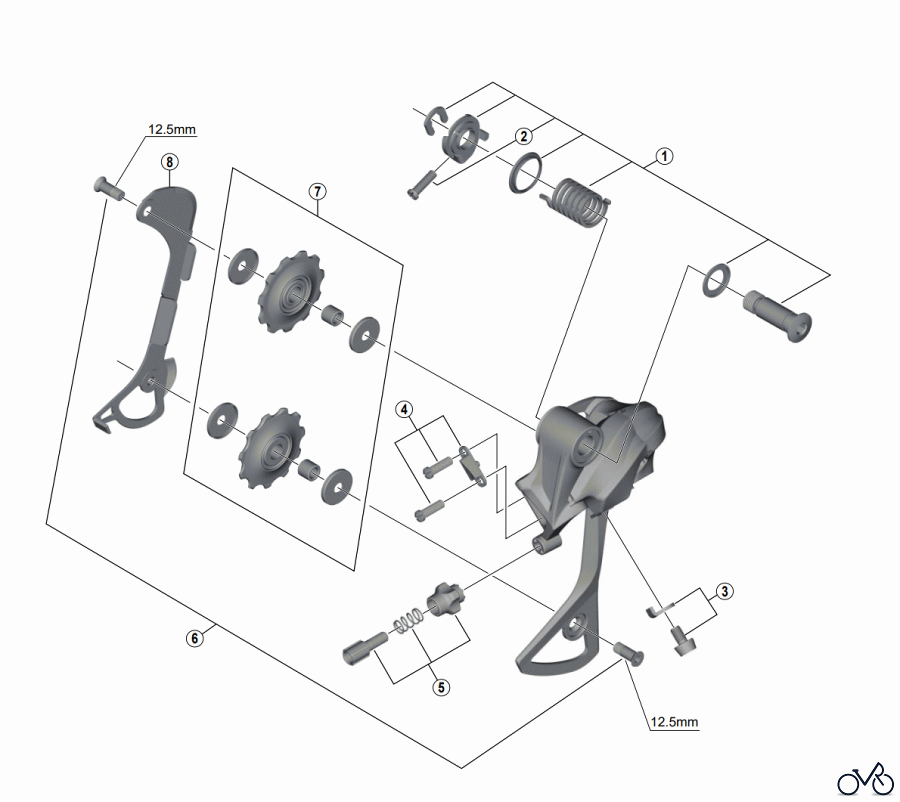 Shimano RD Rear Derailleur - Schaltwerk RD-T3000 (-3888A) ACERA RD-T3000 (SGS)