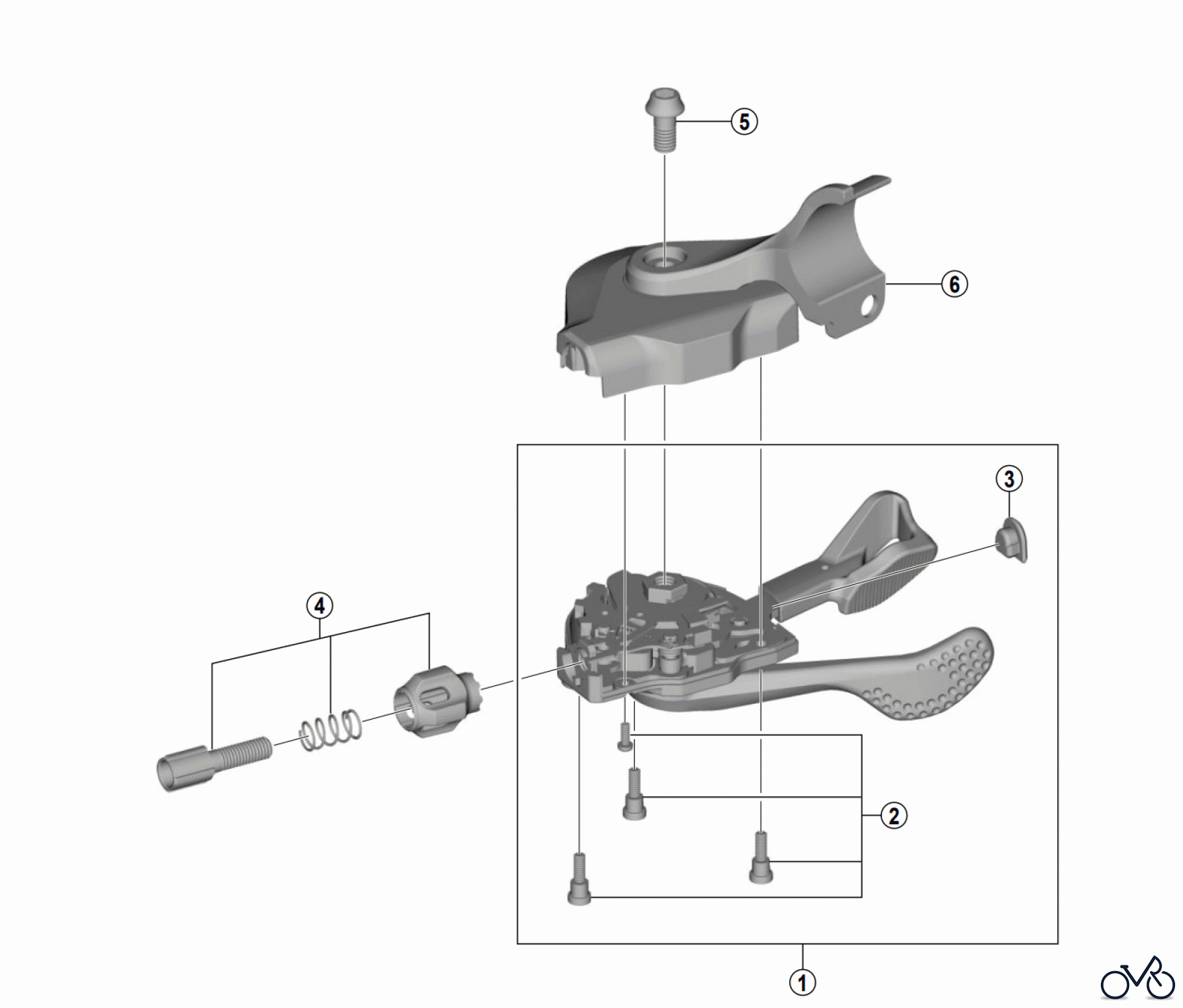 Shimano SL Shift Lever - Schalthebel SL-U5000 METREA Rapidfire Plus Lever I-specⅡ (2x11-speed)