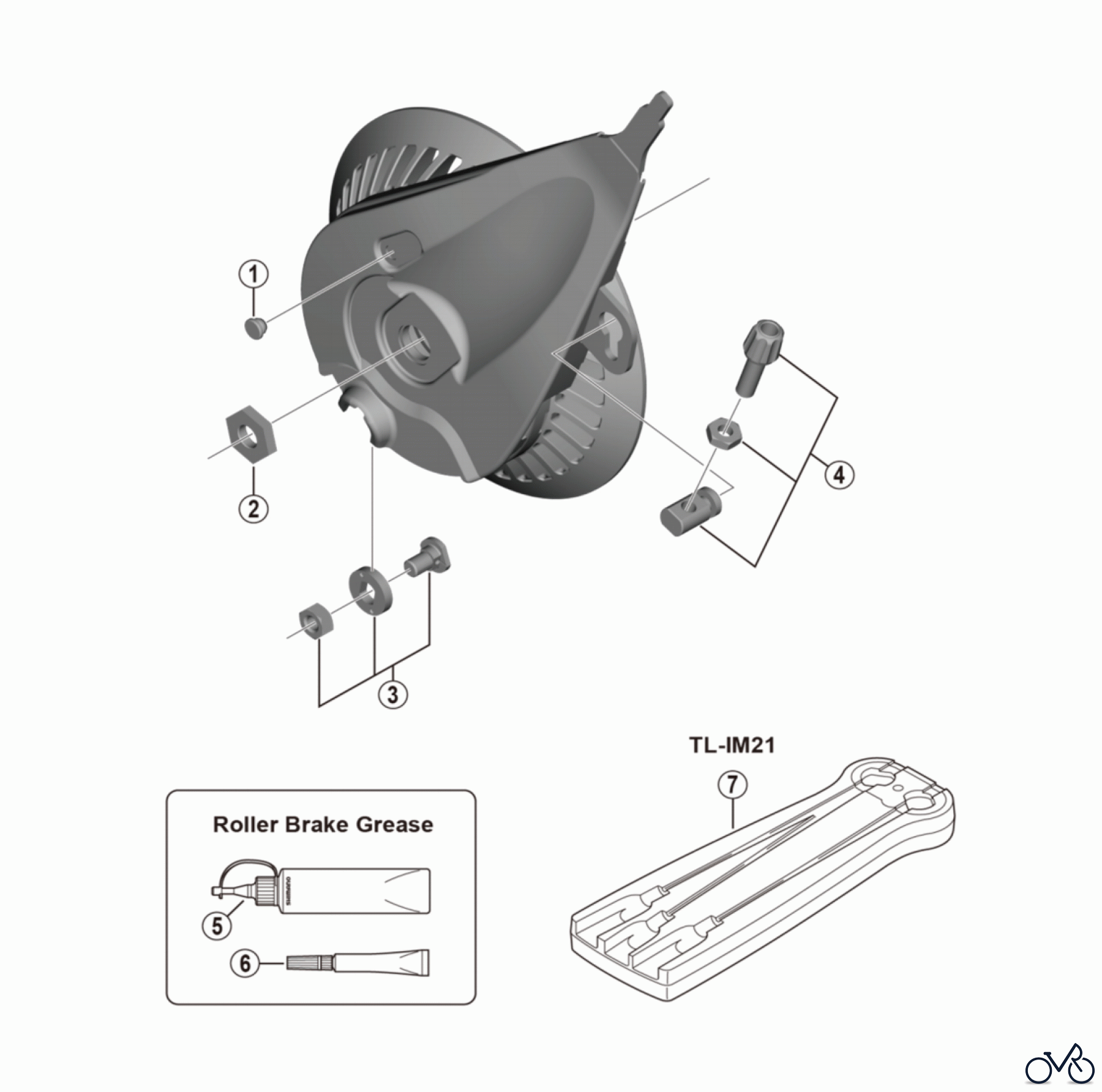 Shimano BR Brake - Bremse BR-C6060-F NEXUS Rollenbremse