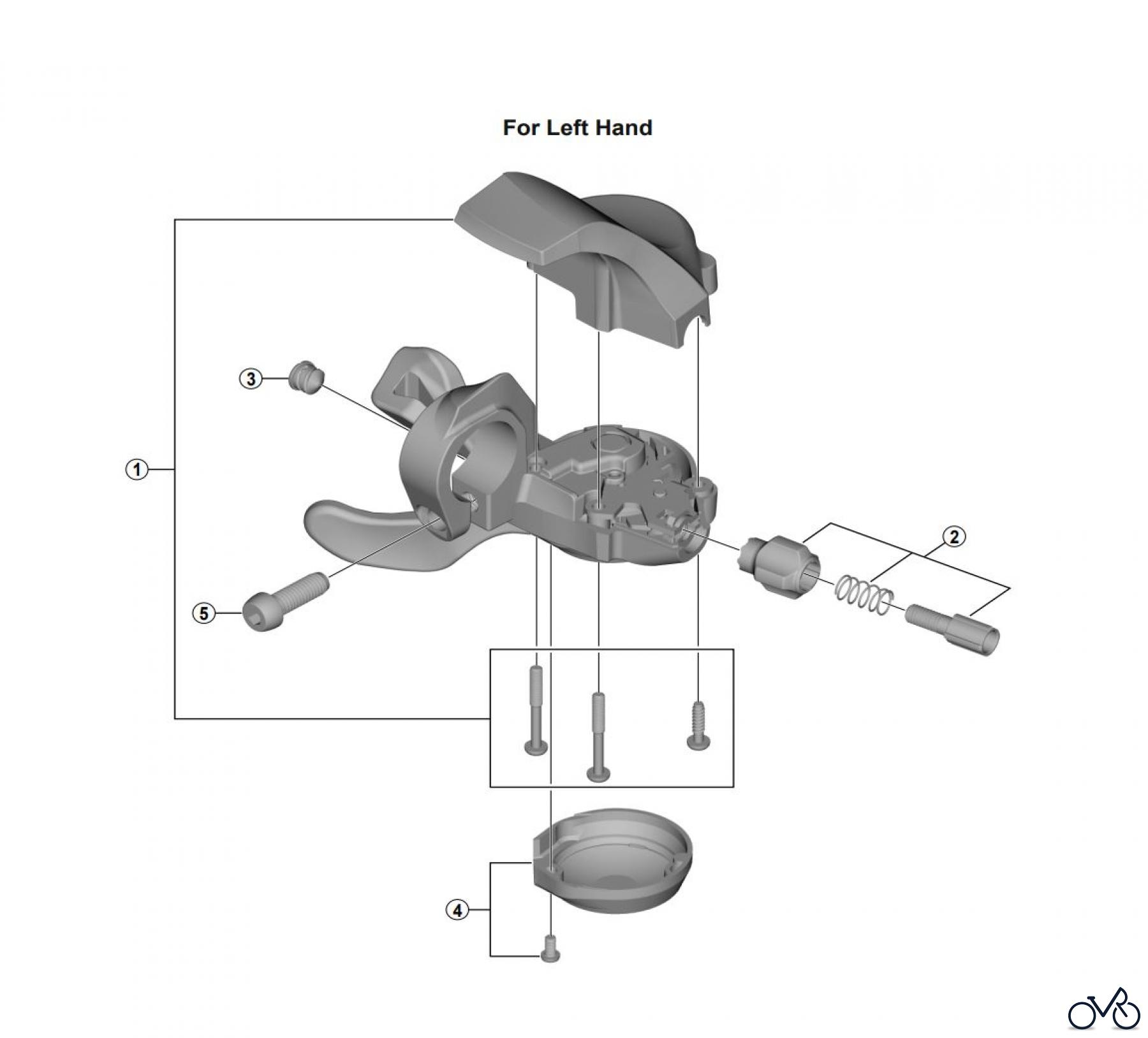 Shimano SL Shift Lever - Schalthebel SL-R3030 SORA Rapidfire Plus Lever