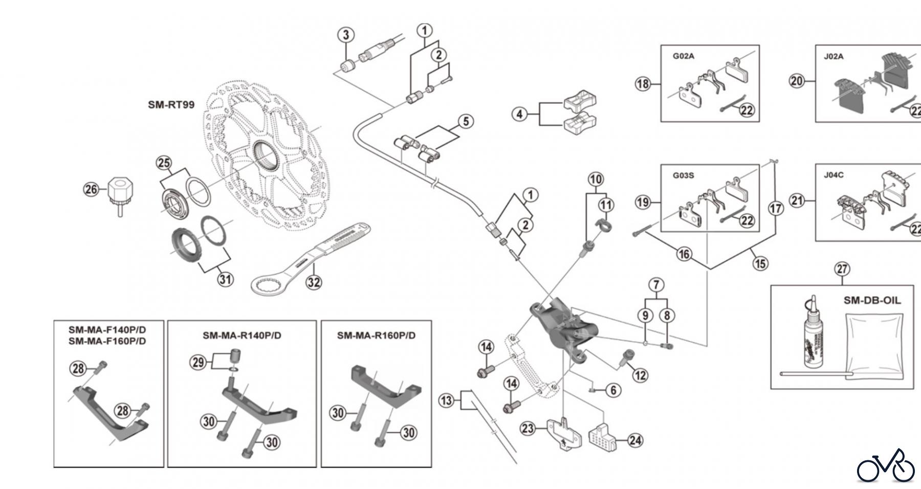 Shimano BR Brake - Bremse BR-RS785 Disc Brake
