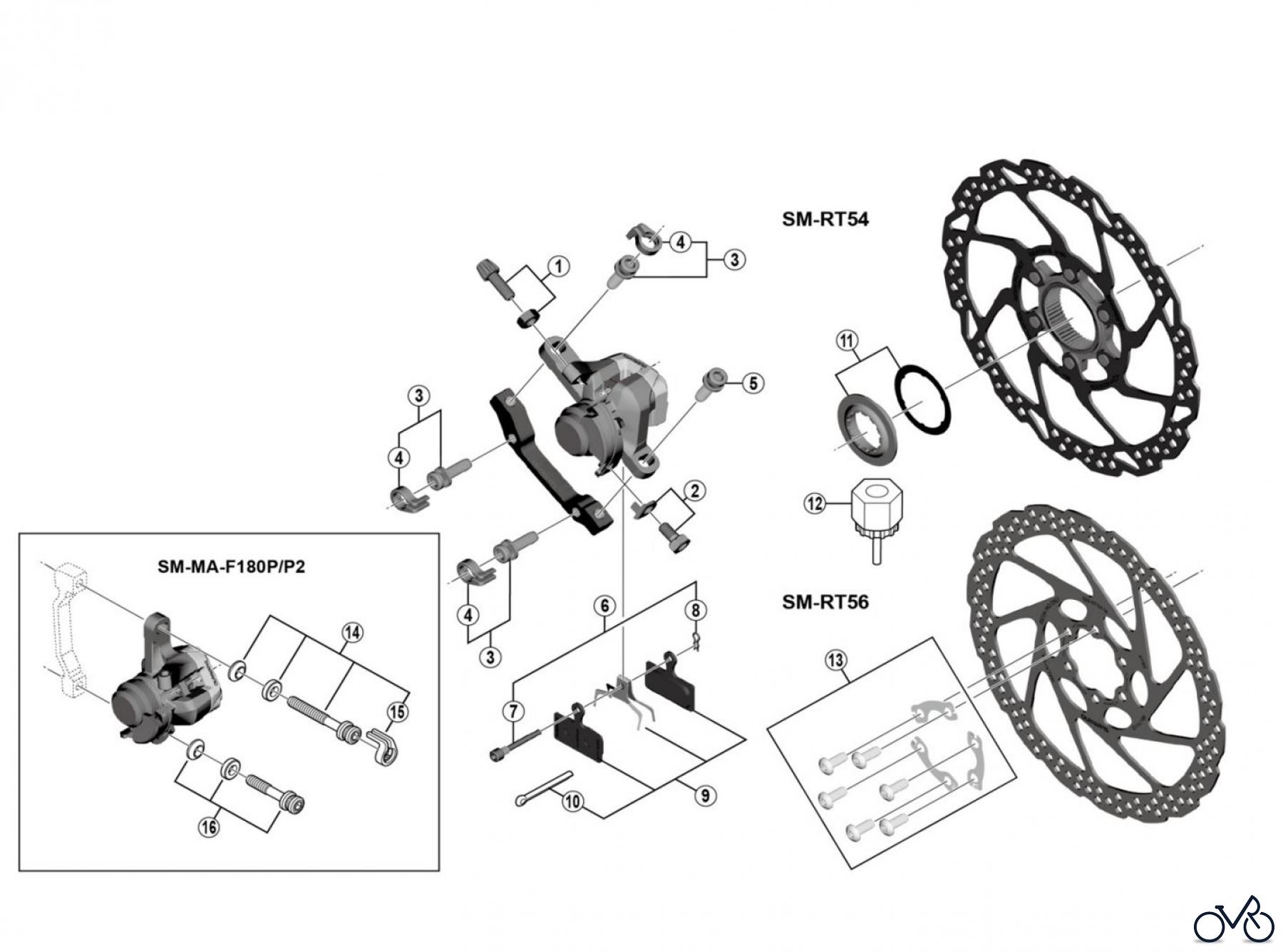 Shimano BR Brake - Bremse BR-R317 Scheibenbremse