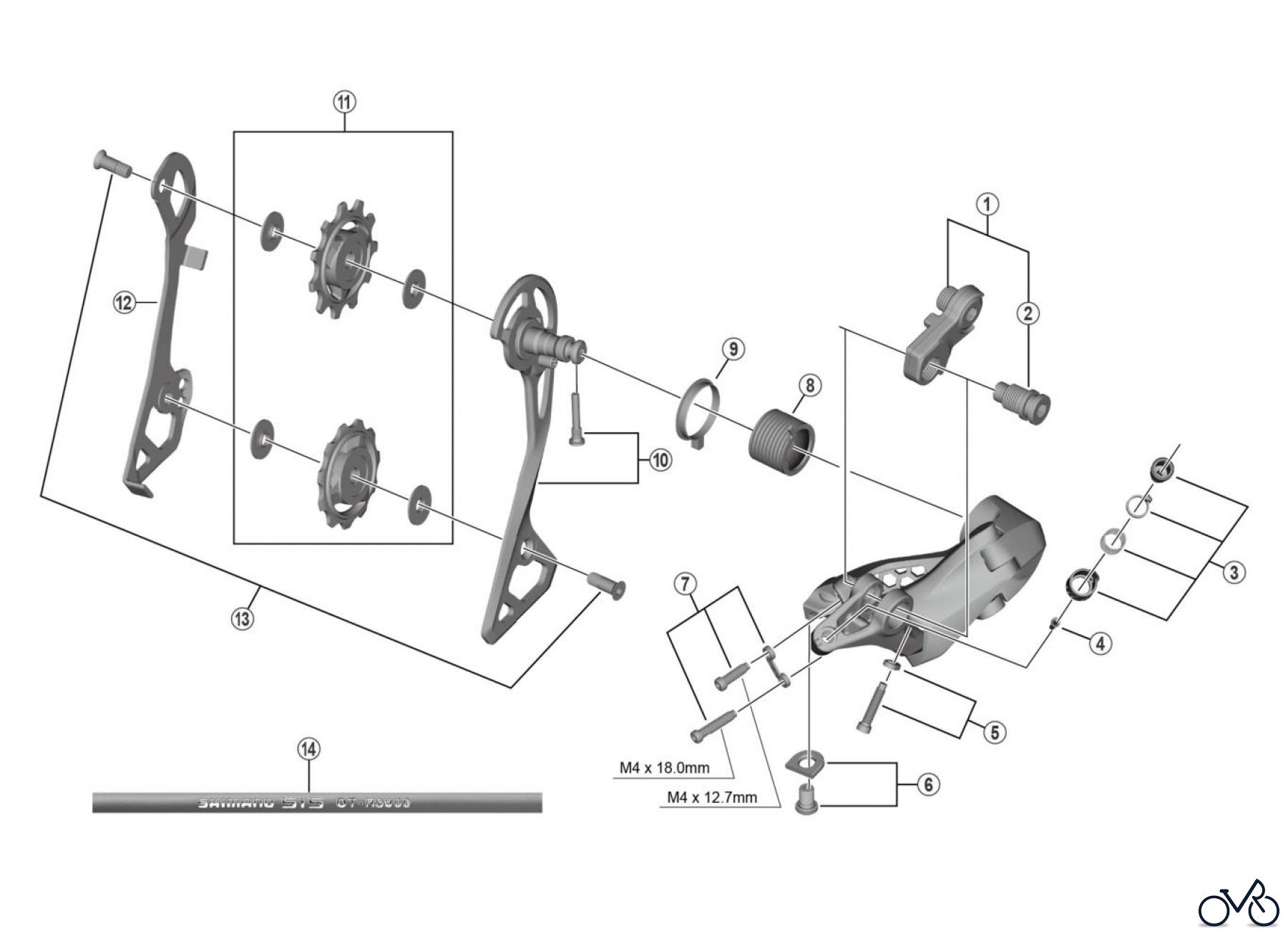 Shimano RD Rear Derailleur - Schaltwerk RD-R8000-GS ULTEGRA Rear Derailleur