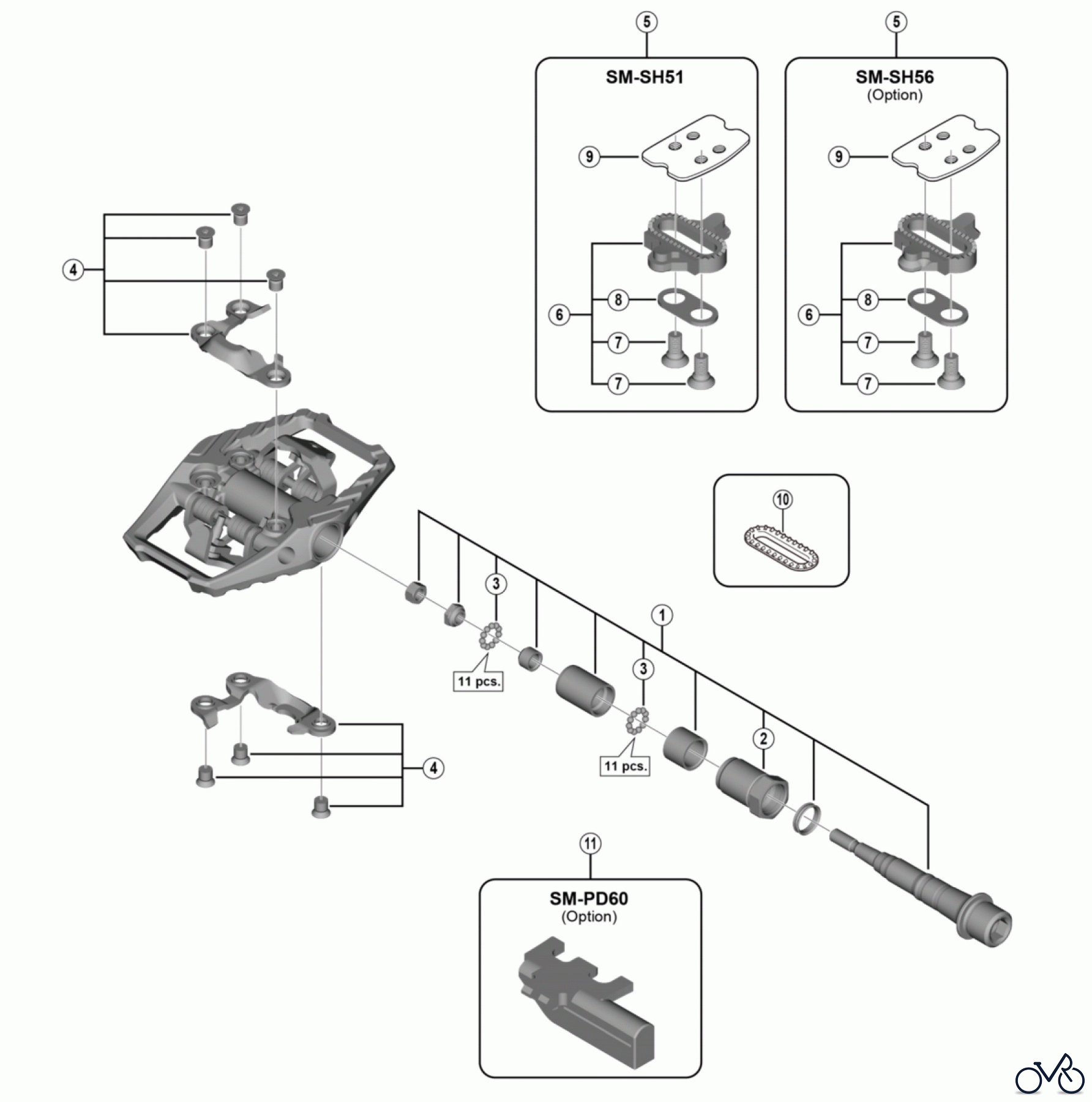 Shimano PD Pedal - Pedale PD-M9120 XTR SPD Pedals