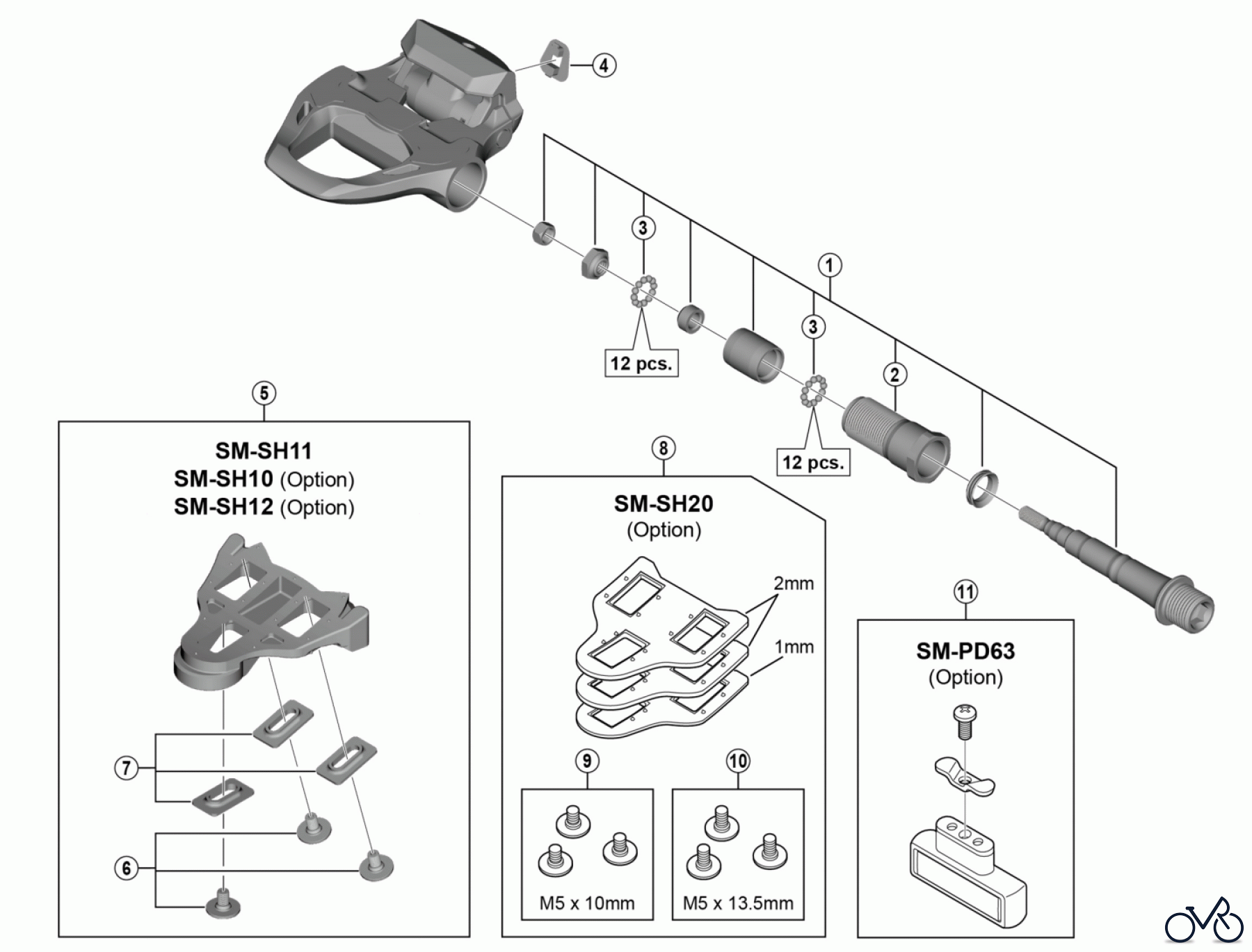Shimano PD Pedal - Pedale PD-R8000 ULTEGRA SPD-SL Pedals