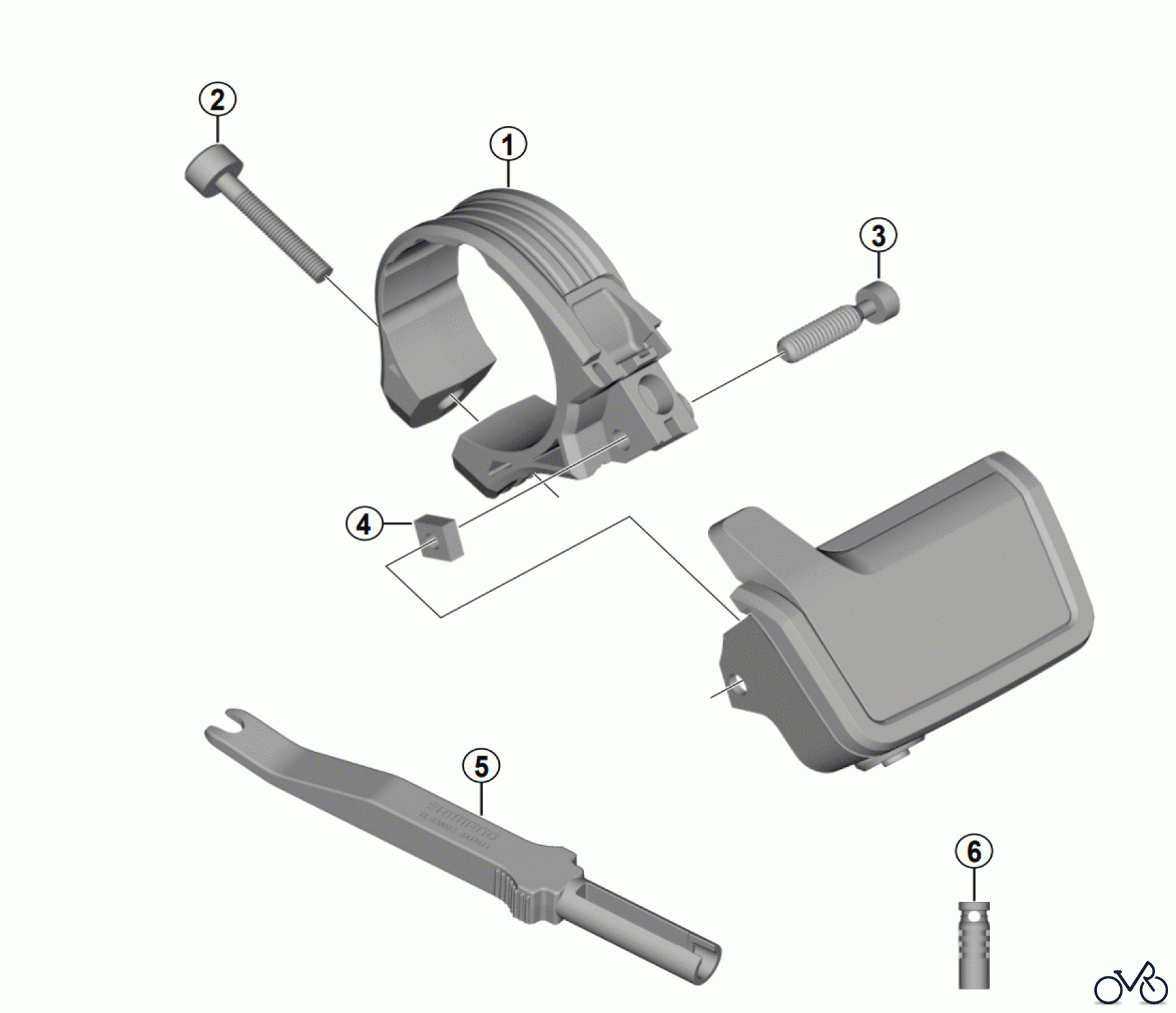 Shimano SC Speed Calculator - Fahrrad-Tacho E-Bike SC-M9051 System Information Display
