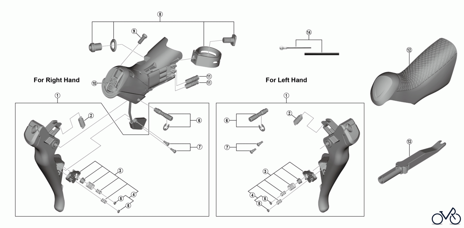 Shimano ST Rapidfire- Schaltbremshebel ST-R8050 ULTEGRA Dual Control Lever (2x11-speed)