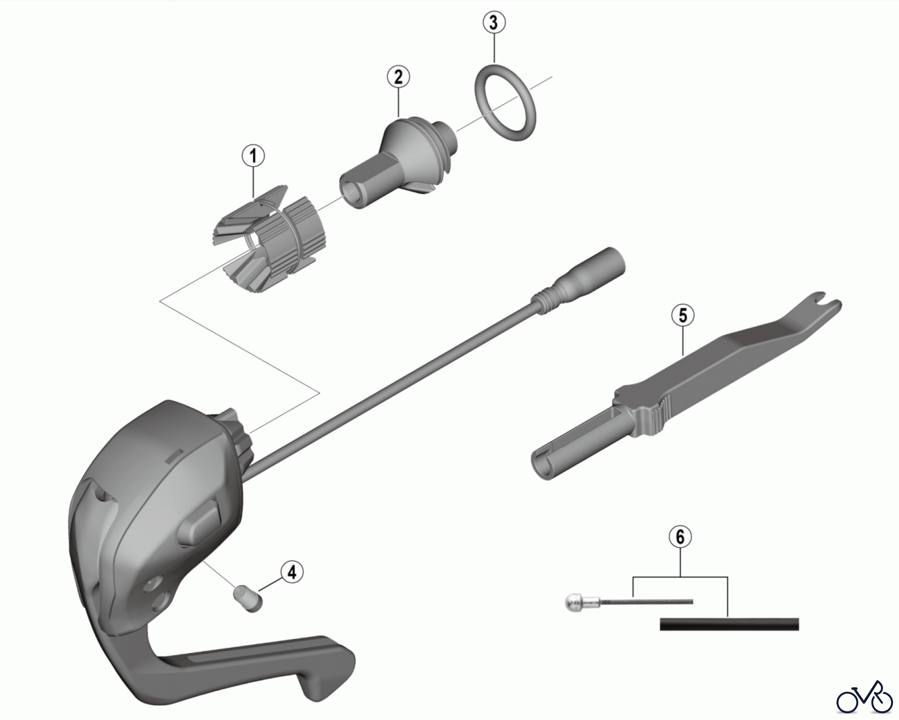 Shimano ST Rapidfire- Schaltbremshebel ST-R8060 ULTEGRA Dual Control Lever