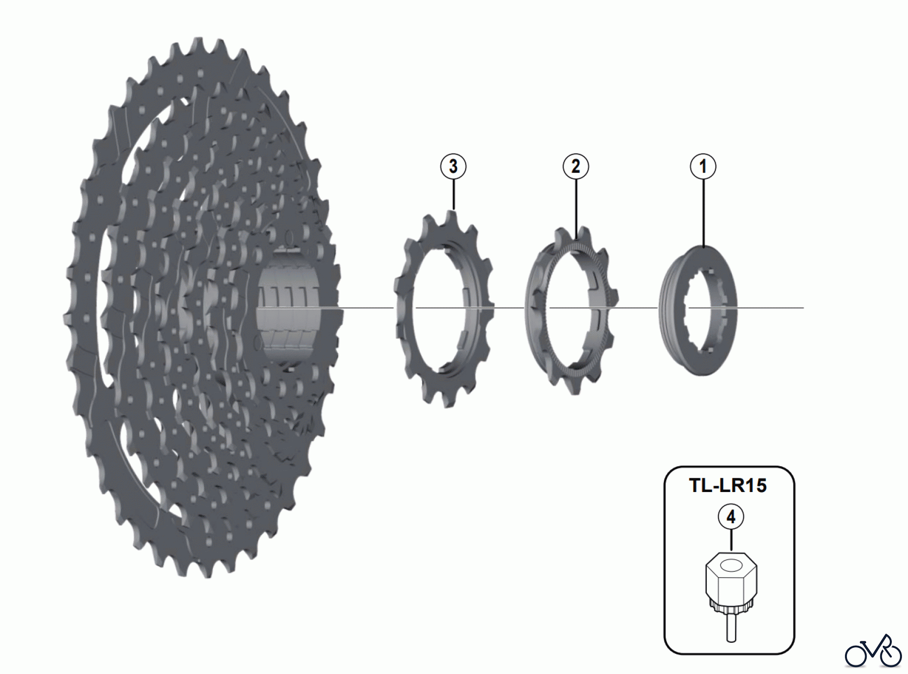 Shimano CS Cassette / Zahnkranz CS-HG201-9 Cassette Sprocket (9-speed)