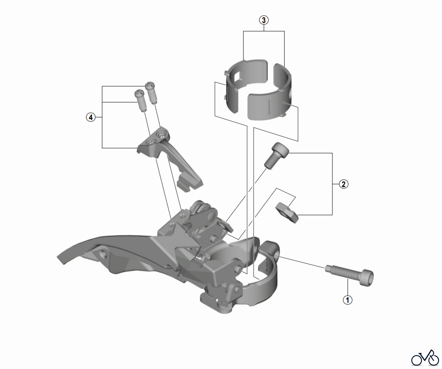 Shimano FD Front Derailleur - Umwerfer FD-TY500 TOURNEY Umwerfer