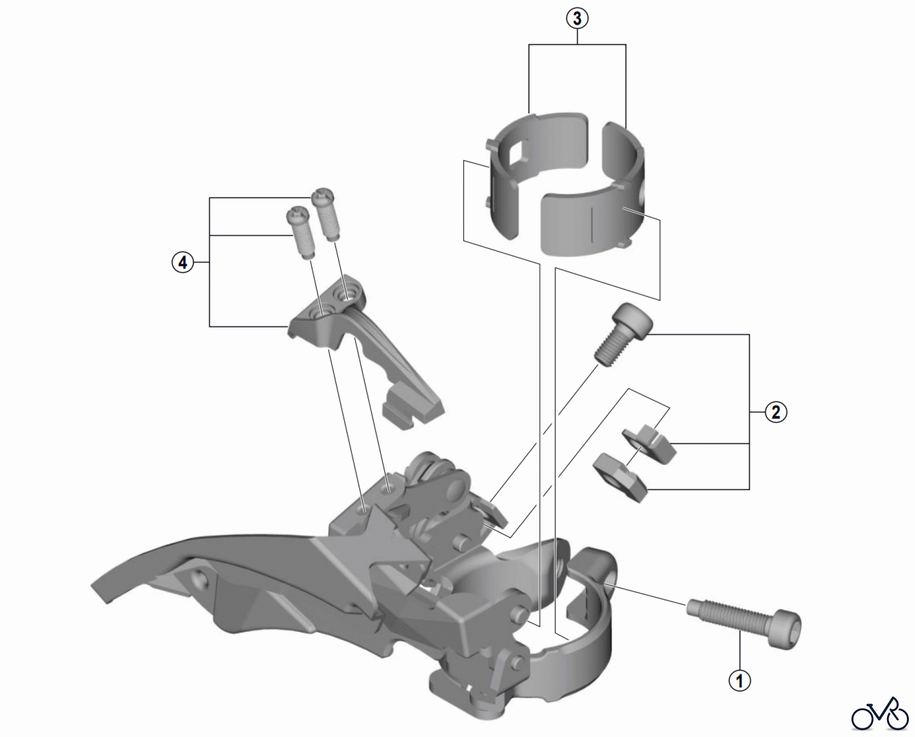 Shimano FD Front Derailleur - Umwerfer FD-TY510 TOURNEY Front Derailleur