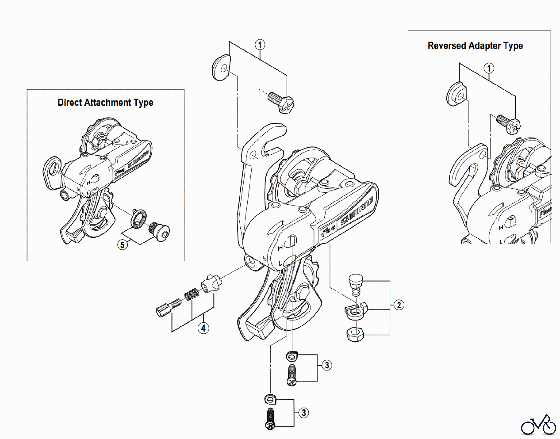 Shimano RD Rear Derailleur - Schaltwerk RD-TY21-B TOURNEY Rear Derailleur