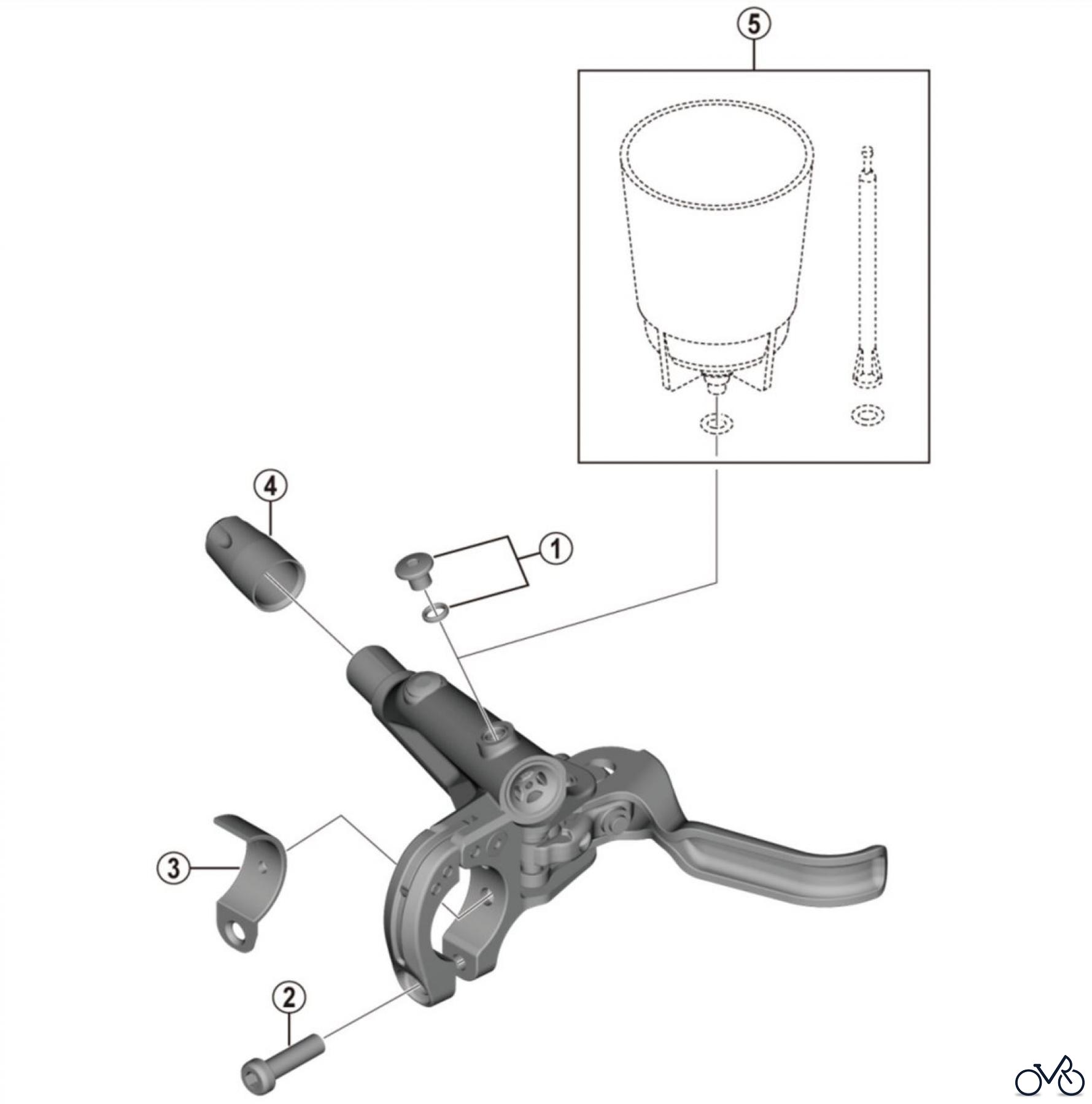 Shimano BL Brake Lever - Bremshebel BL-MT501 Brake Lever