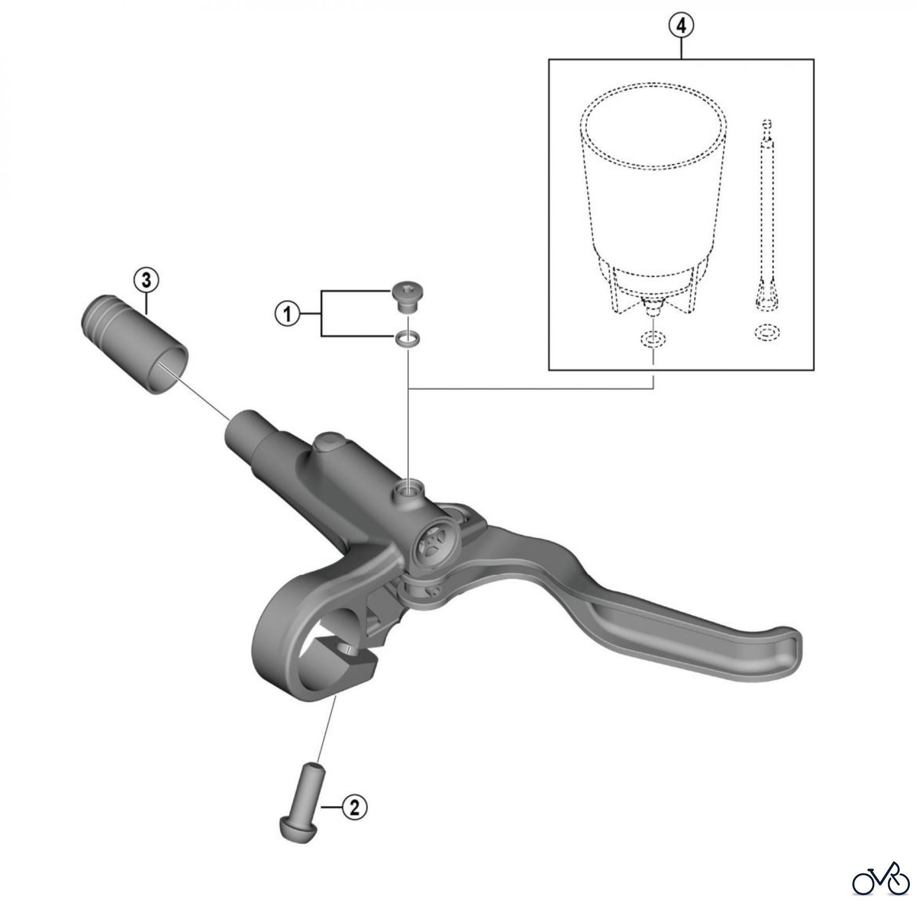 Shimano BL Brake Lever - Bremshebel BL-MT201