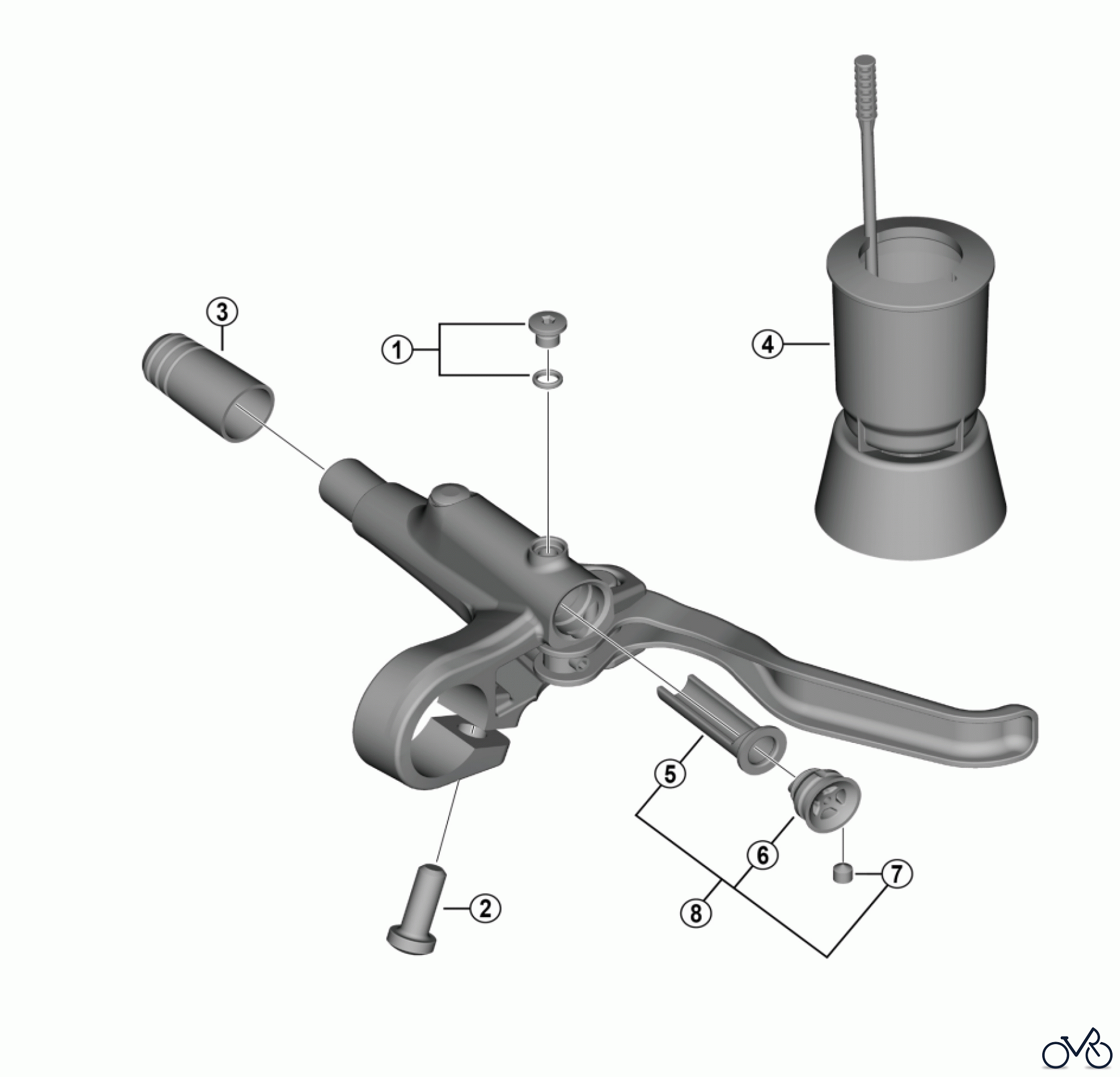 Shimano BL Brake Lever - Bremshebel BL-MT200
