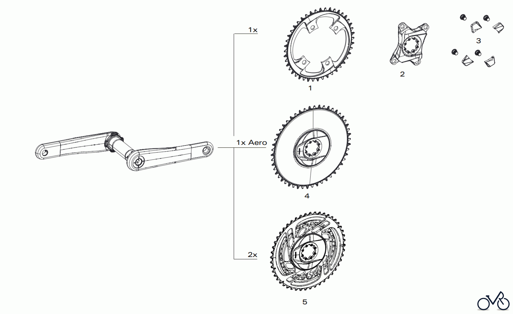 Sram Sram CHAINRINGS RED 1x / 2x NON-POWER