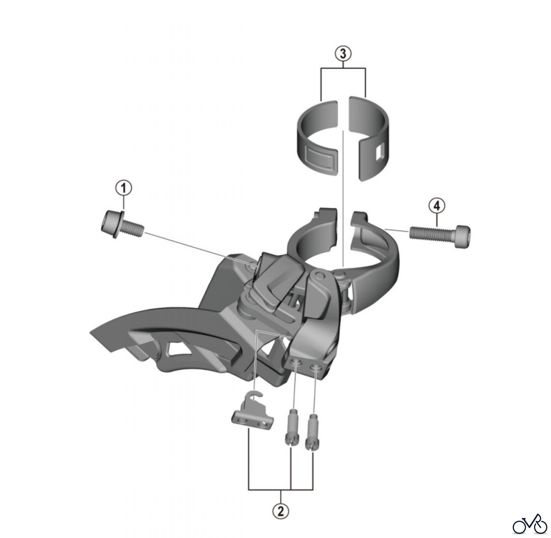 Shimano FD Front Derailleur - Umwerfer FD-M3100-M ALIVIO SIDE SWING Front Derailleur