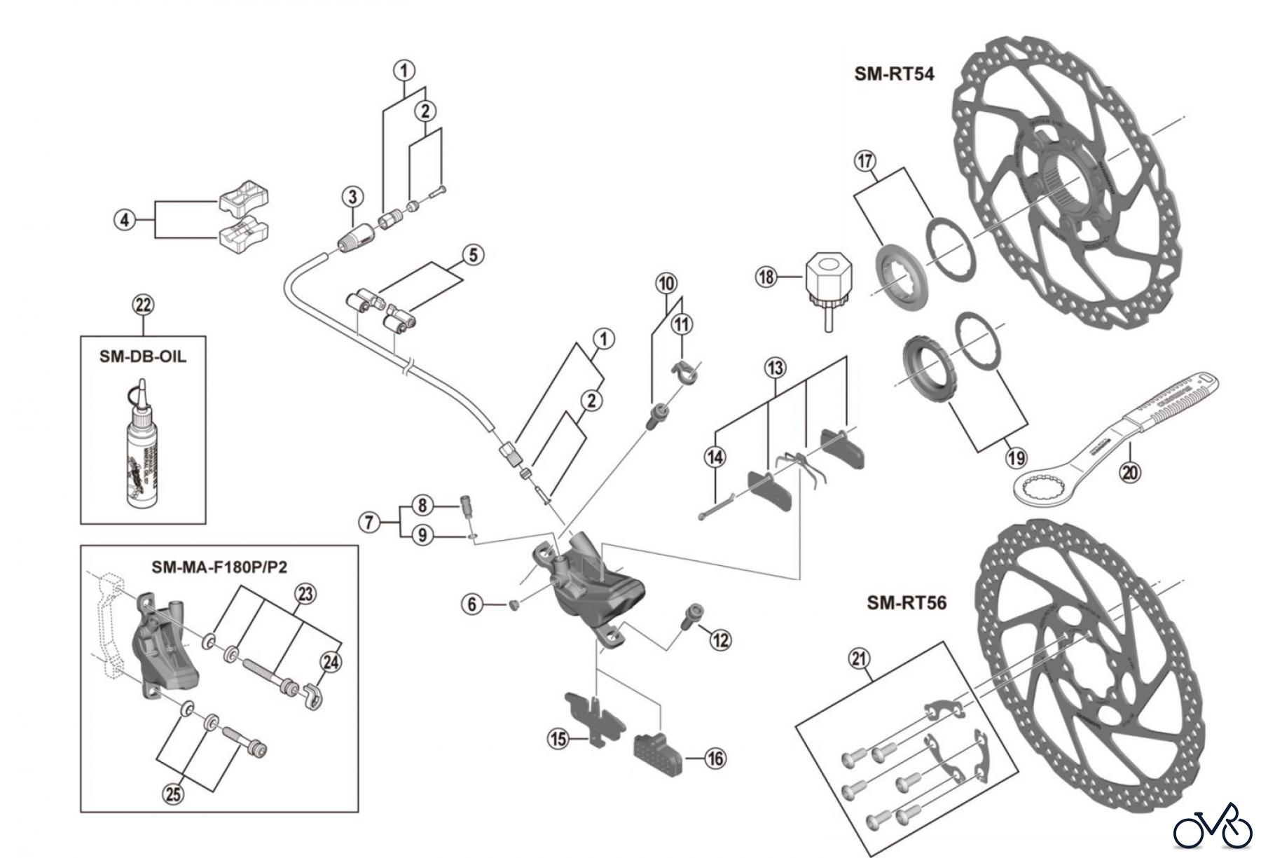 Shimano BR Brake - Bremse BR-MT420 Scheibenbremse