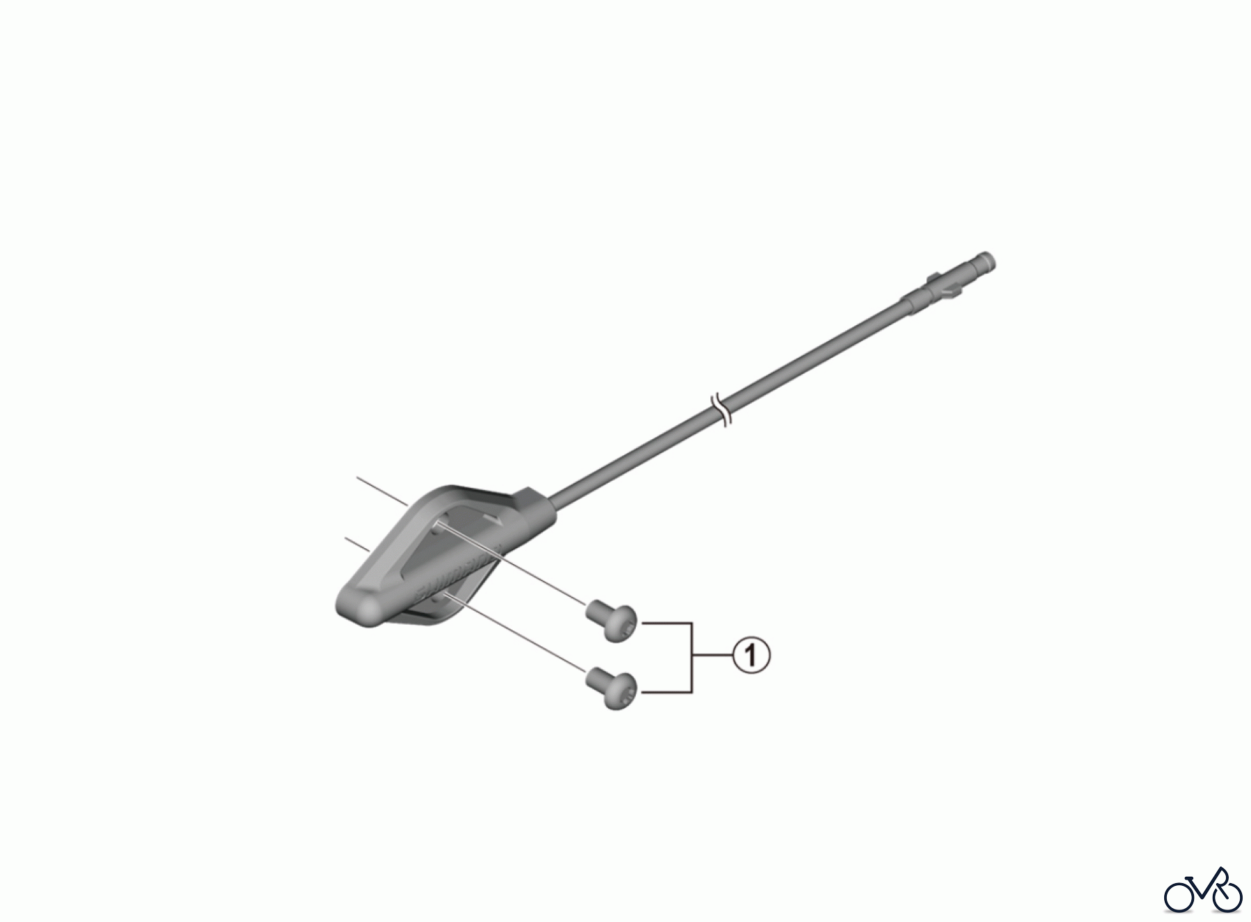 Shimano EW Elektrische Kabel EW-SS301 Geschwindigkeitssensor-Einheit Shimano Steps