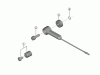 Shimano EW Elektrische Kabel  EW-SS300 Geschwindigkeitssensor-Einheit SHIMANO STEPS (1-Loch-Montage)