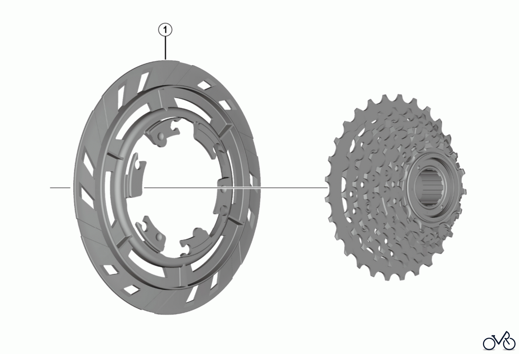 Shimano MF Multi Freewheel - Freilauf/Schraubkranz MF-TZ500-7-CP, MF-TZ500-6-CP