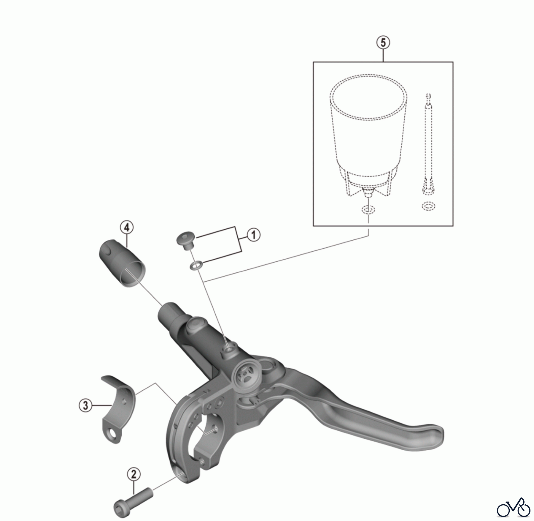 Shimano BL Brake Lever - Bremshebel BL-S7000 ALFINE Brake Lever