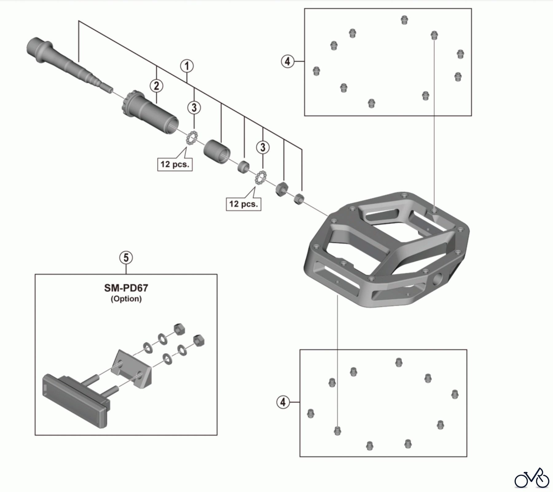 Shimano PD Pedal - Pedale PD-M8140 DEORE XT Pedals