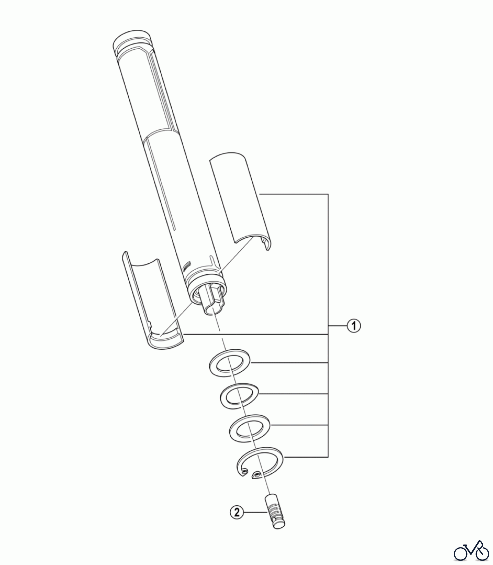 Shimano SM Smallparts - Kleinteile, RT, BT, BB, CD BT-DN110, BT-DN110-A Battery Built-in Type