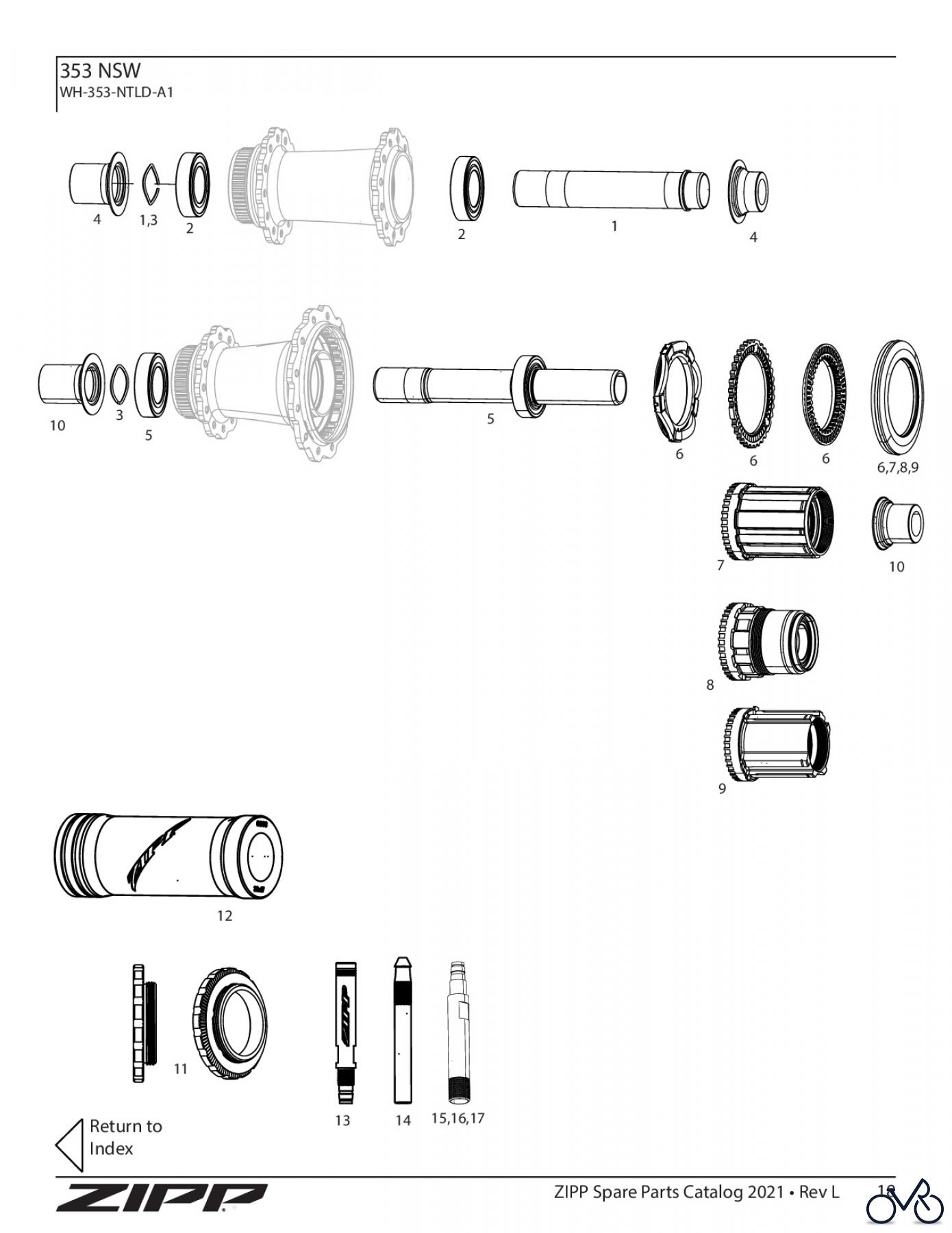 Sram Zipp 353 NSW WH-353-NTLD-A1