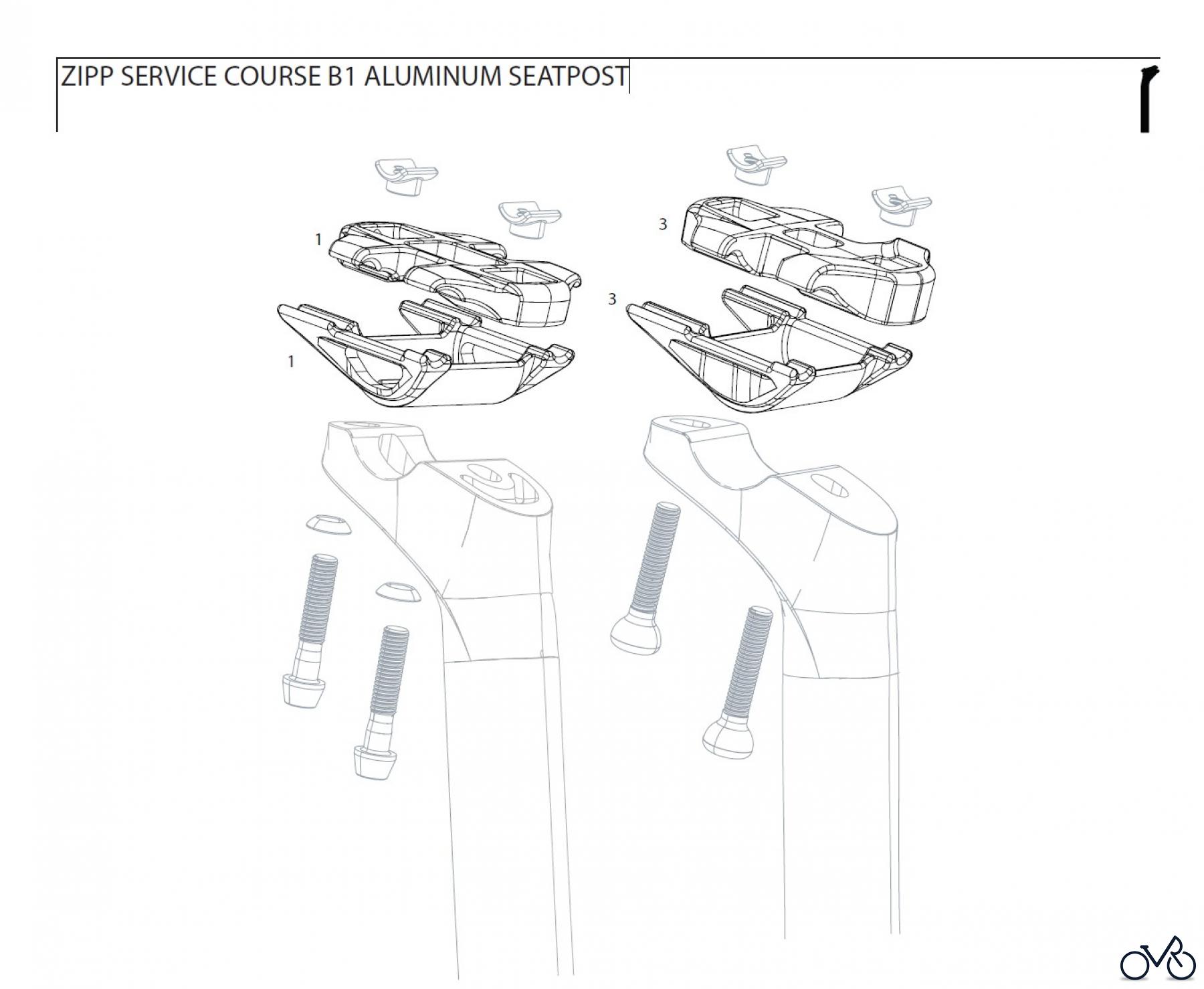 Sram Zipp ZIPP SERVICE COURSE B1 ALUMINUM SEATPOST