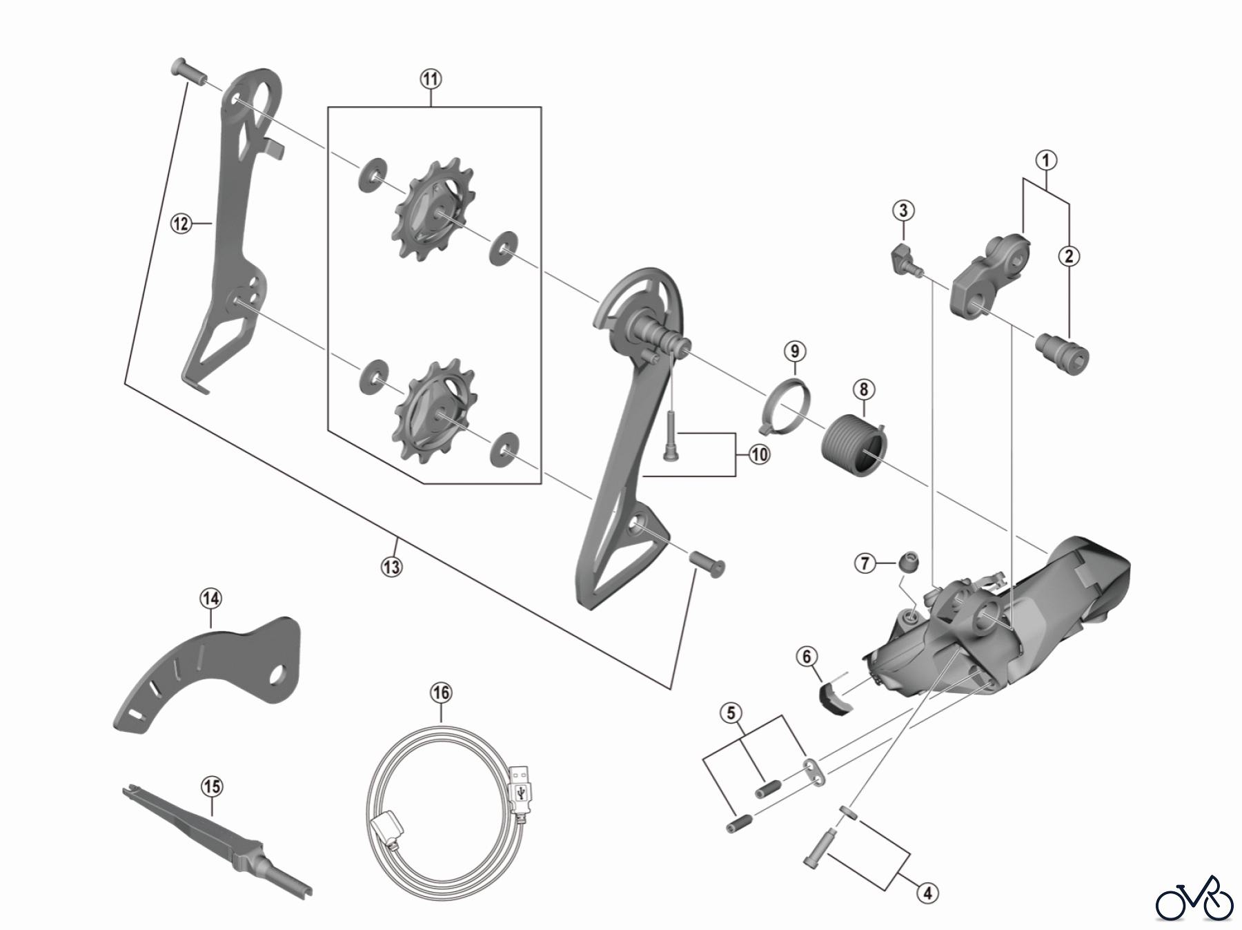 Shimano RD Rear Derailleur - Schaltwerk RD-R8150 ULTEGRA Rear Derailleur (12-speed)